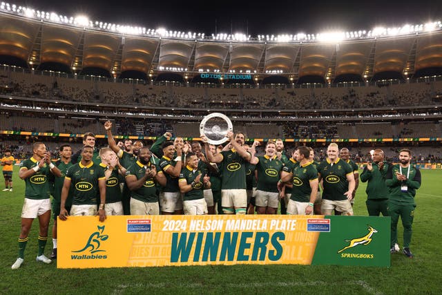 <p>South Africa won their match against Australia in the Rugby Championship </p>