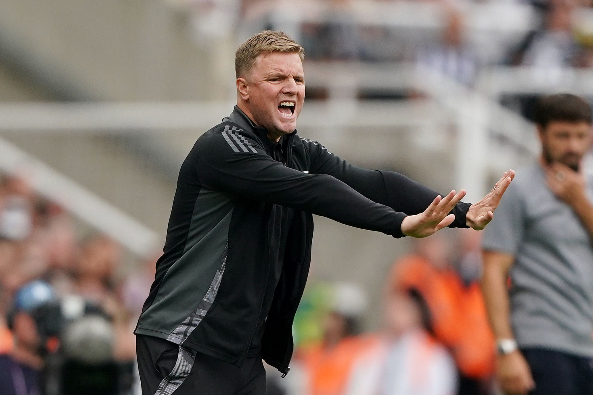 Eddie Howe has urged Newcastle to carry a siege mentality into the new Premier League season (Owen Humphreys/PA)