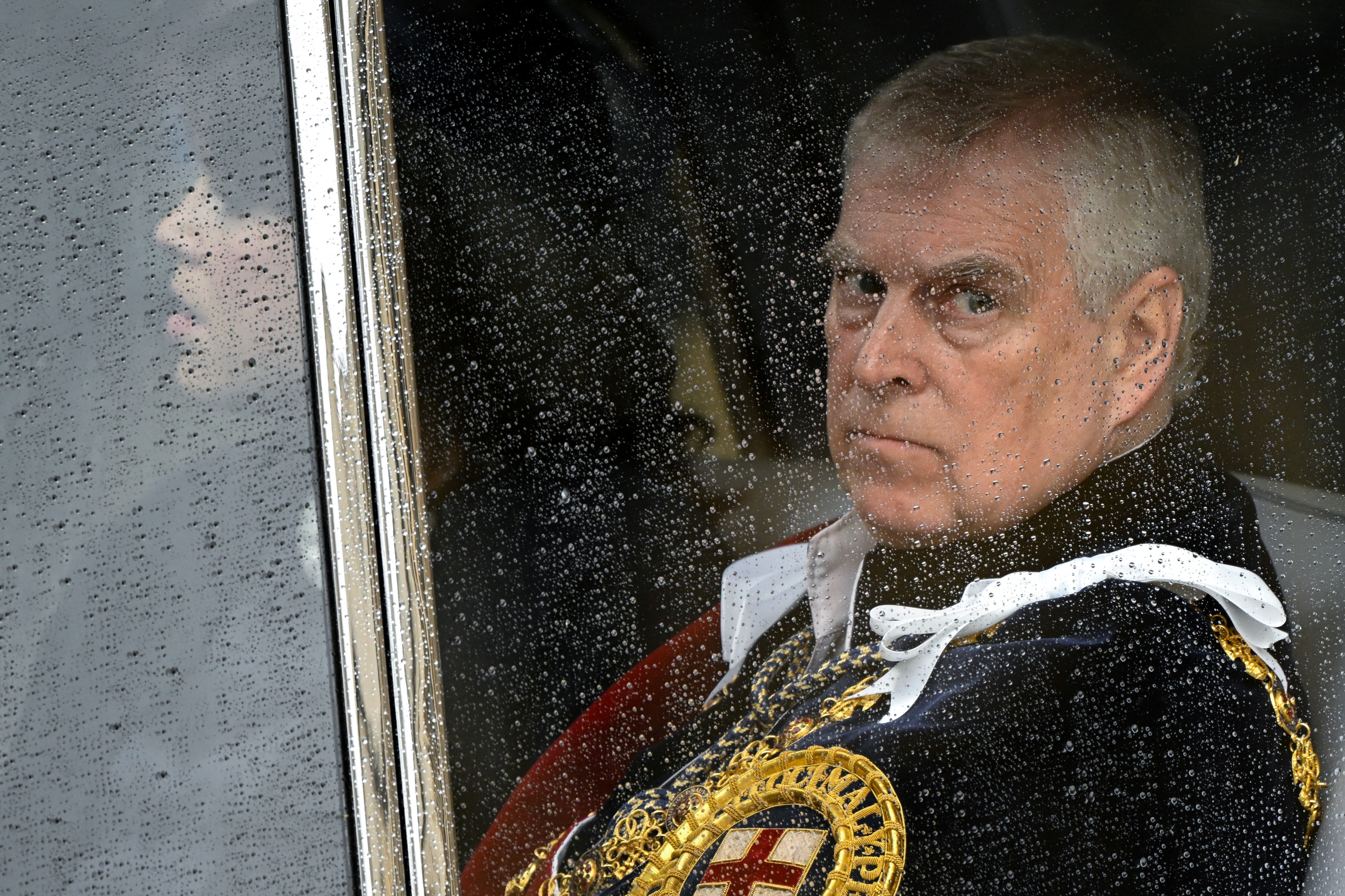 The Duke of York departs Westminster Abbey, London, following the Coronation of King Charles III and Queen Camilla