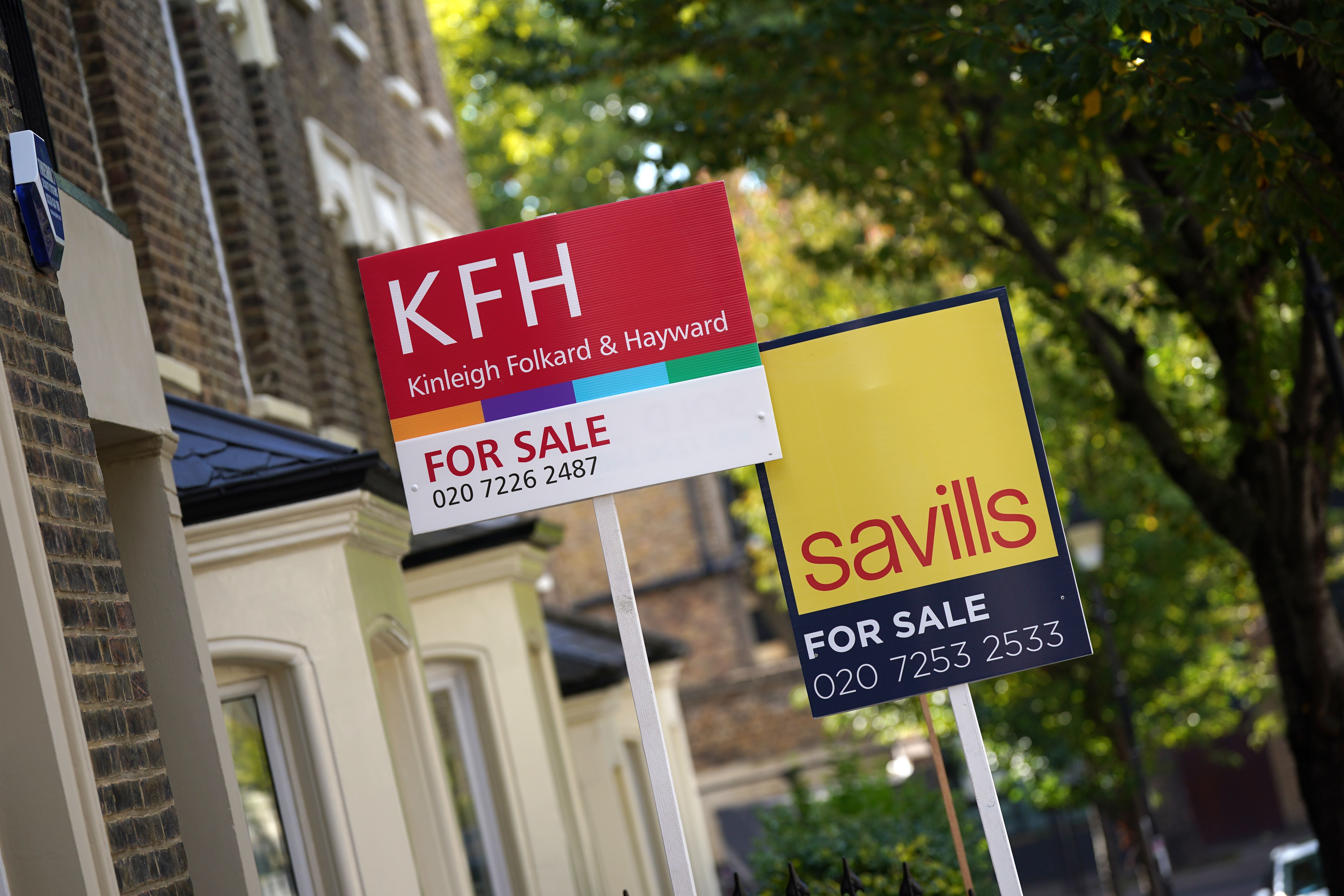 Estate agents have seen a 19% jump in the number of people contacting them about homes for sale since August 1 (Yui Mok/PA)