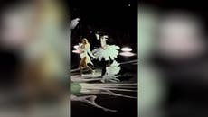 Taylor Swift dancer falls during Eras Tour show at London’s Wembley Stadium