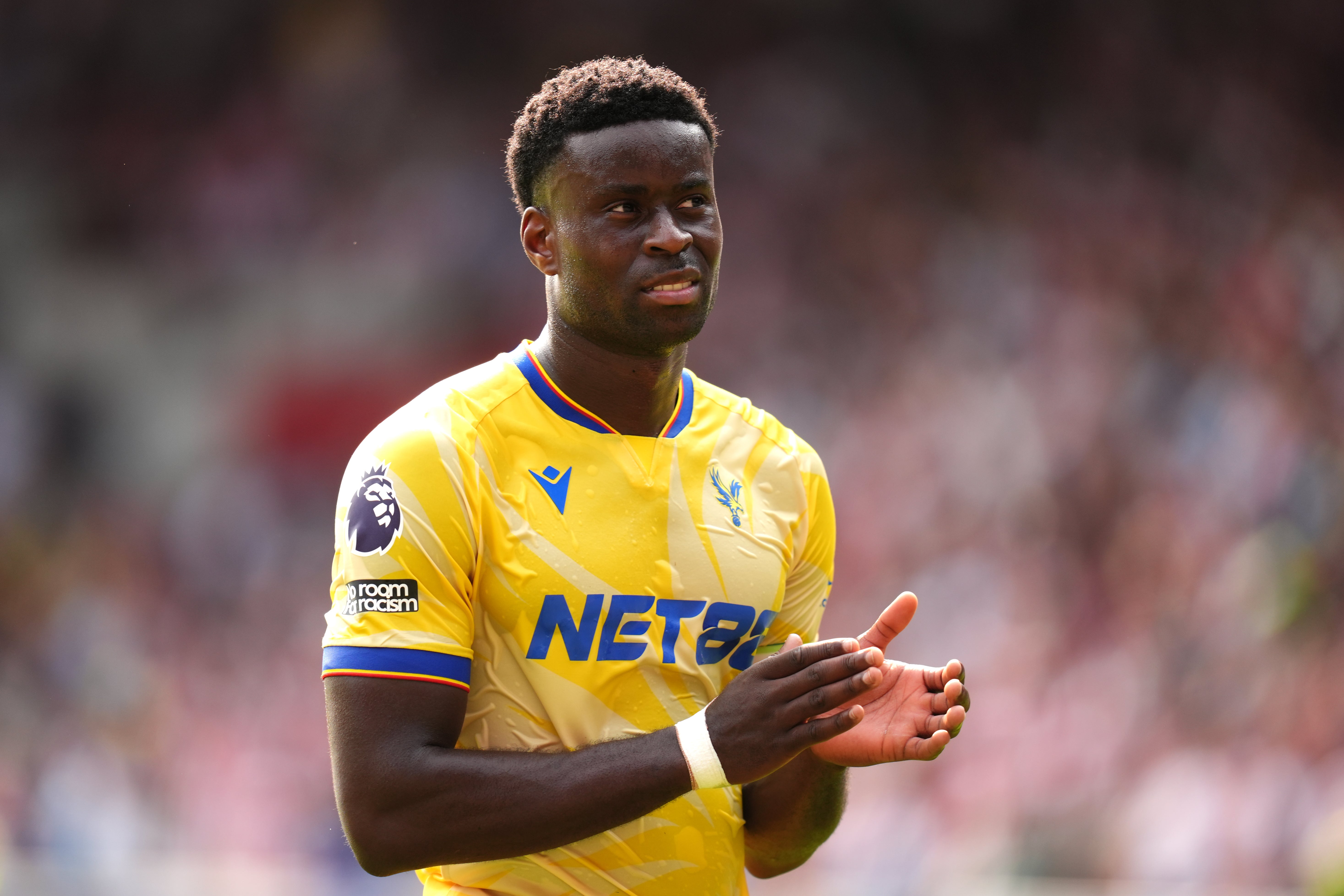 Marc Guehi captained Crystal Palace in their opening Premier League game of the season despite speculation over his future (John Walton/PA)