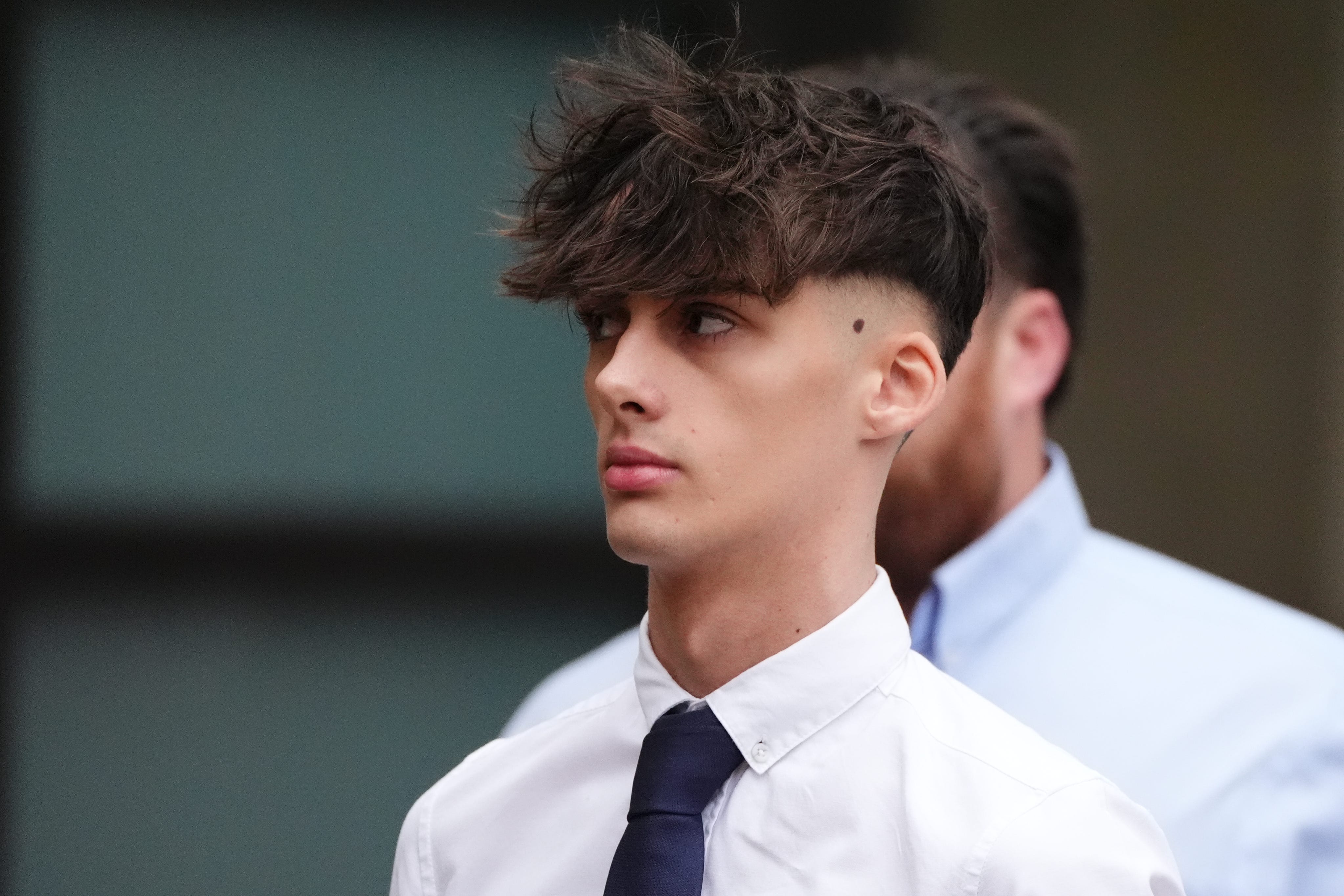 Jake Loy, 19, arriving at the High Court in Glasgow before he was jailed (Andrew Milligan/PA)