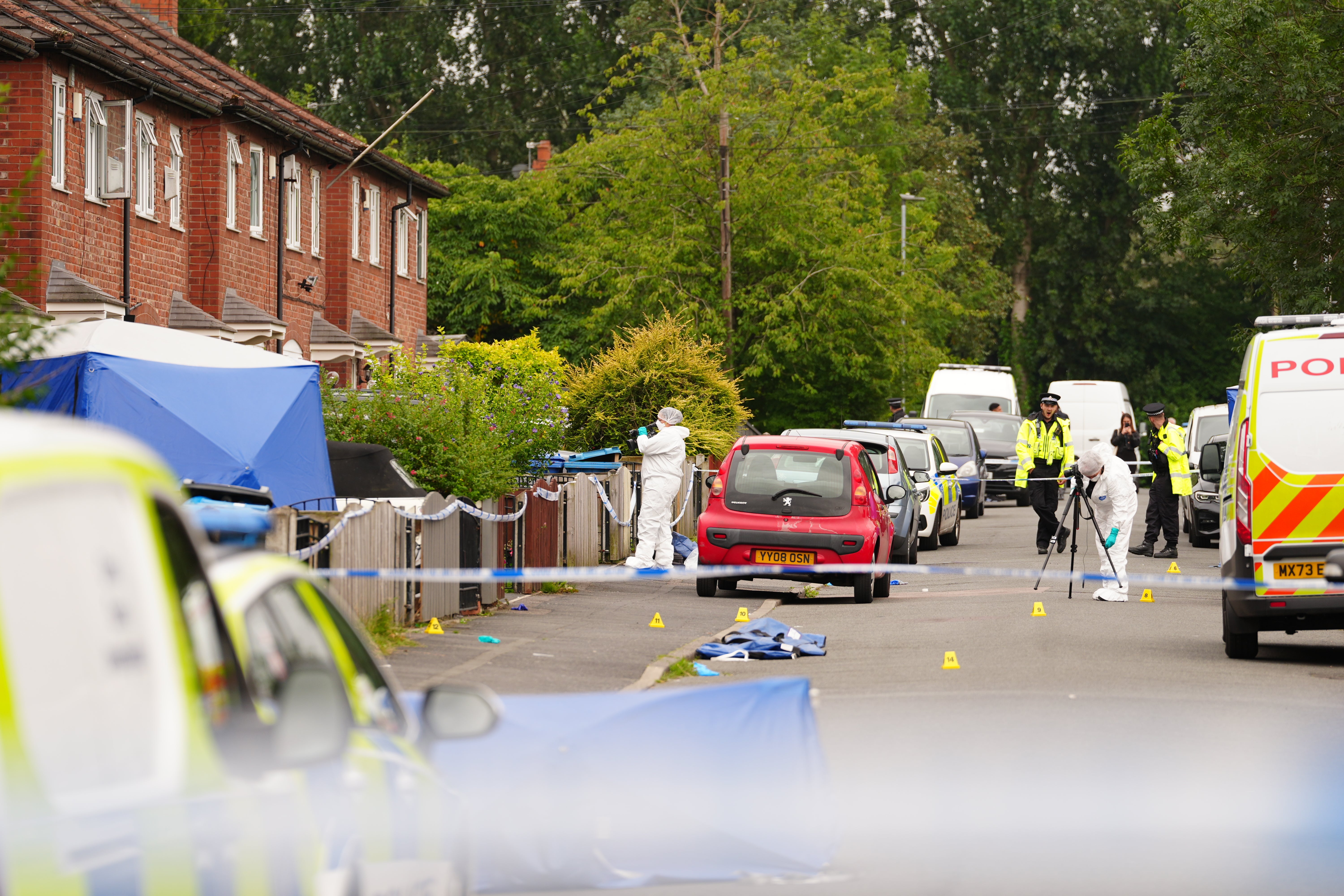 Greater Manchester Police said the suspect is believed to have known the victims