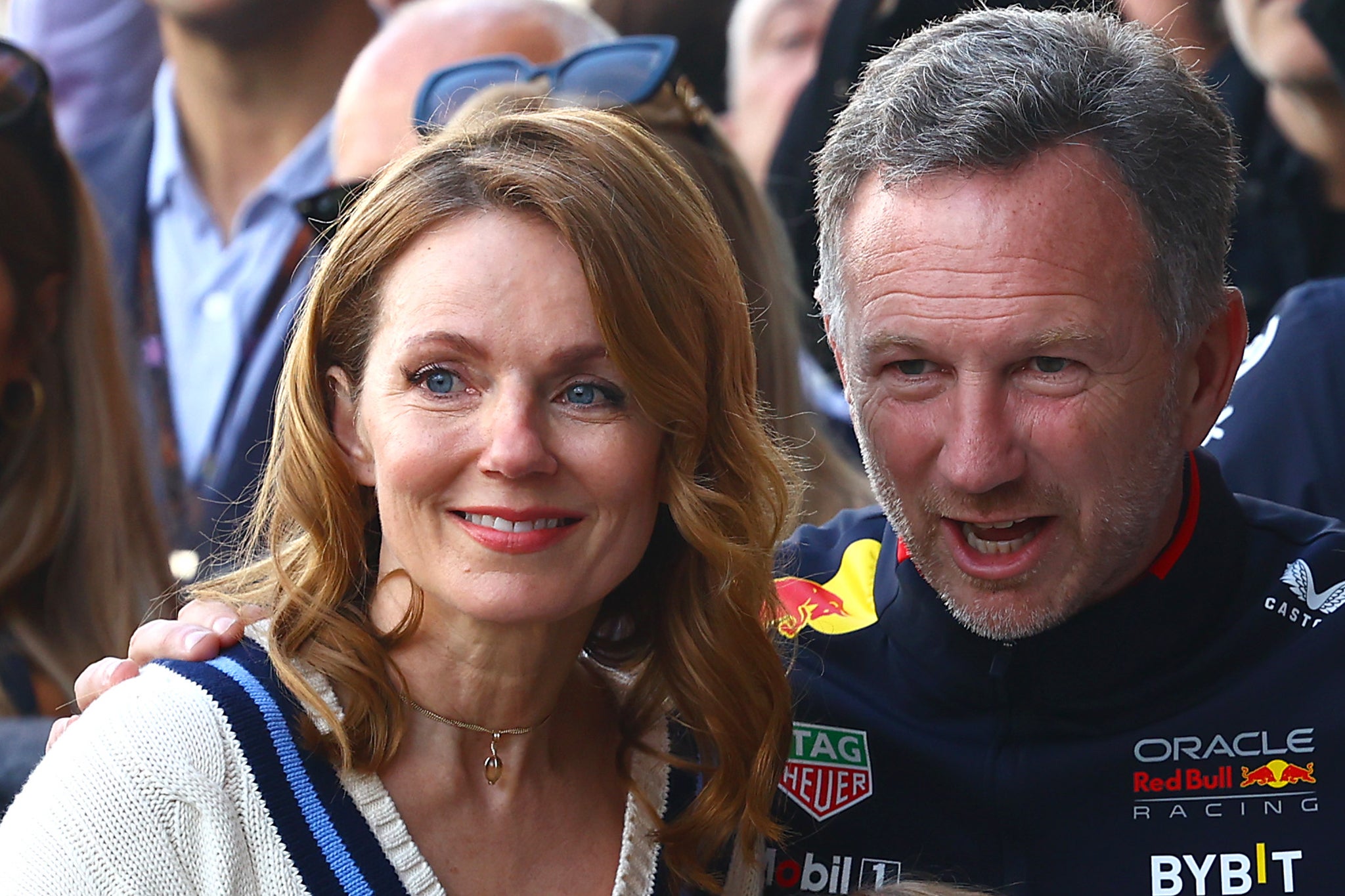 Geri and Christian Horner.