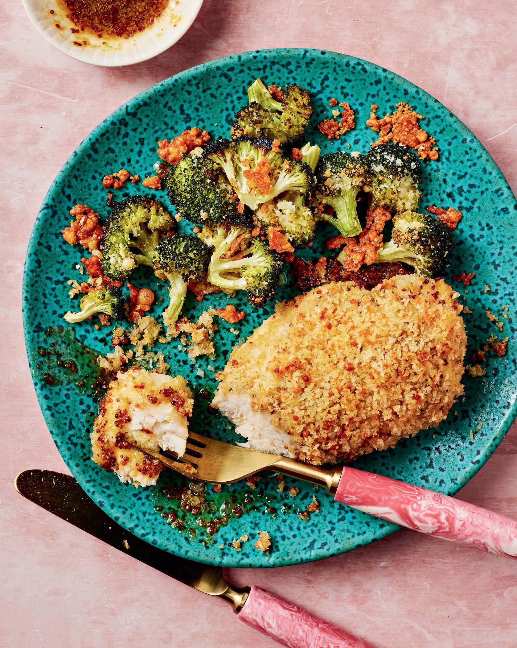 Food-Caroline Chambers-Panko Honey Mustard Chicken