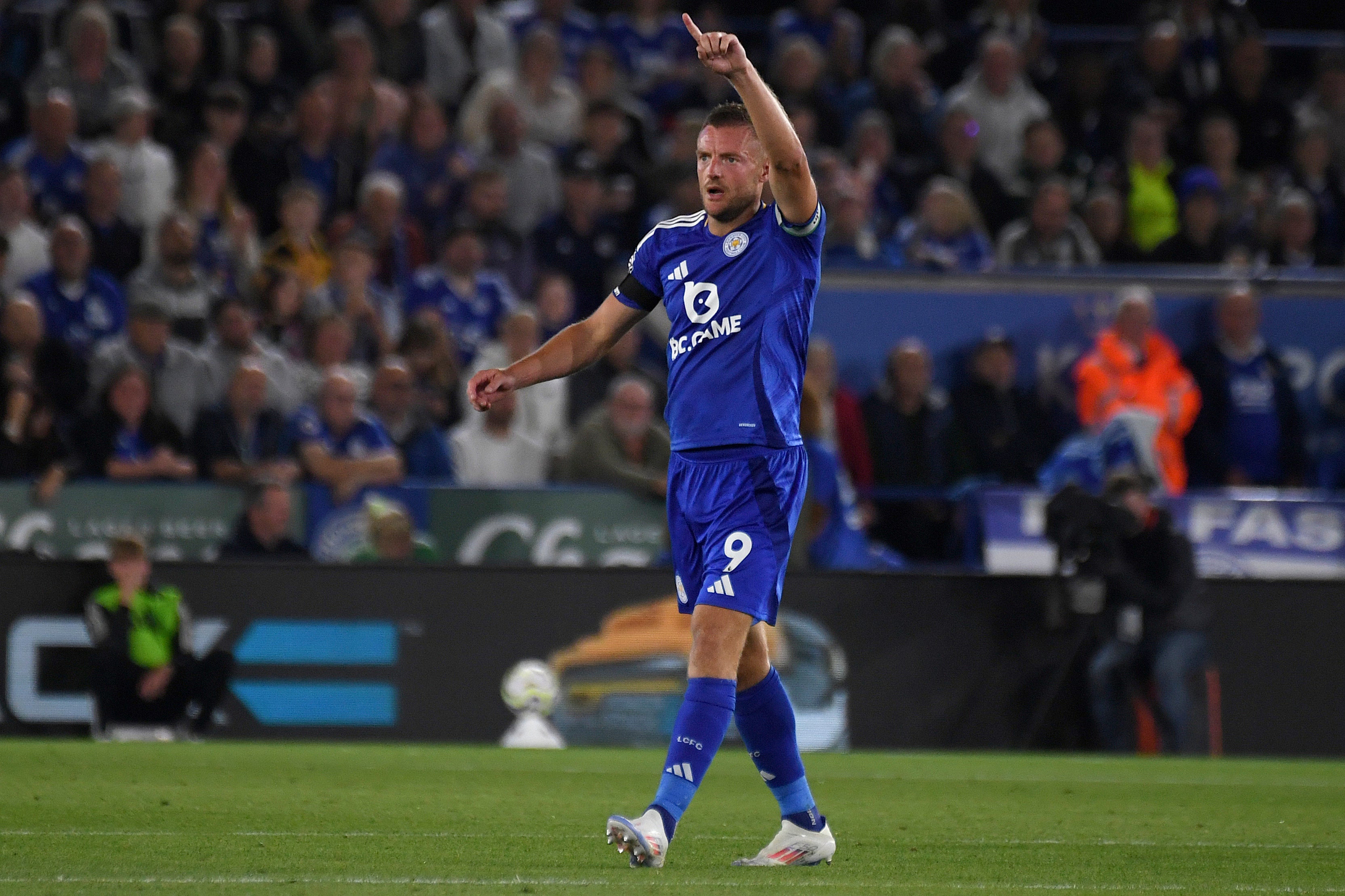 Vardy, 37, scored the equaliser to earn Leicester a point against Spurs