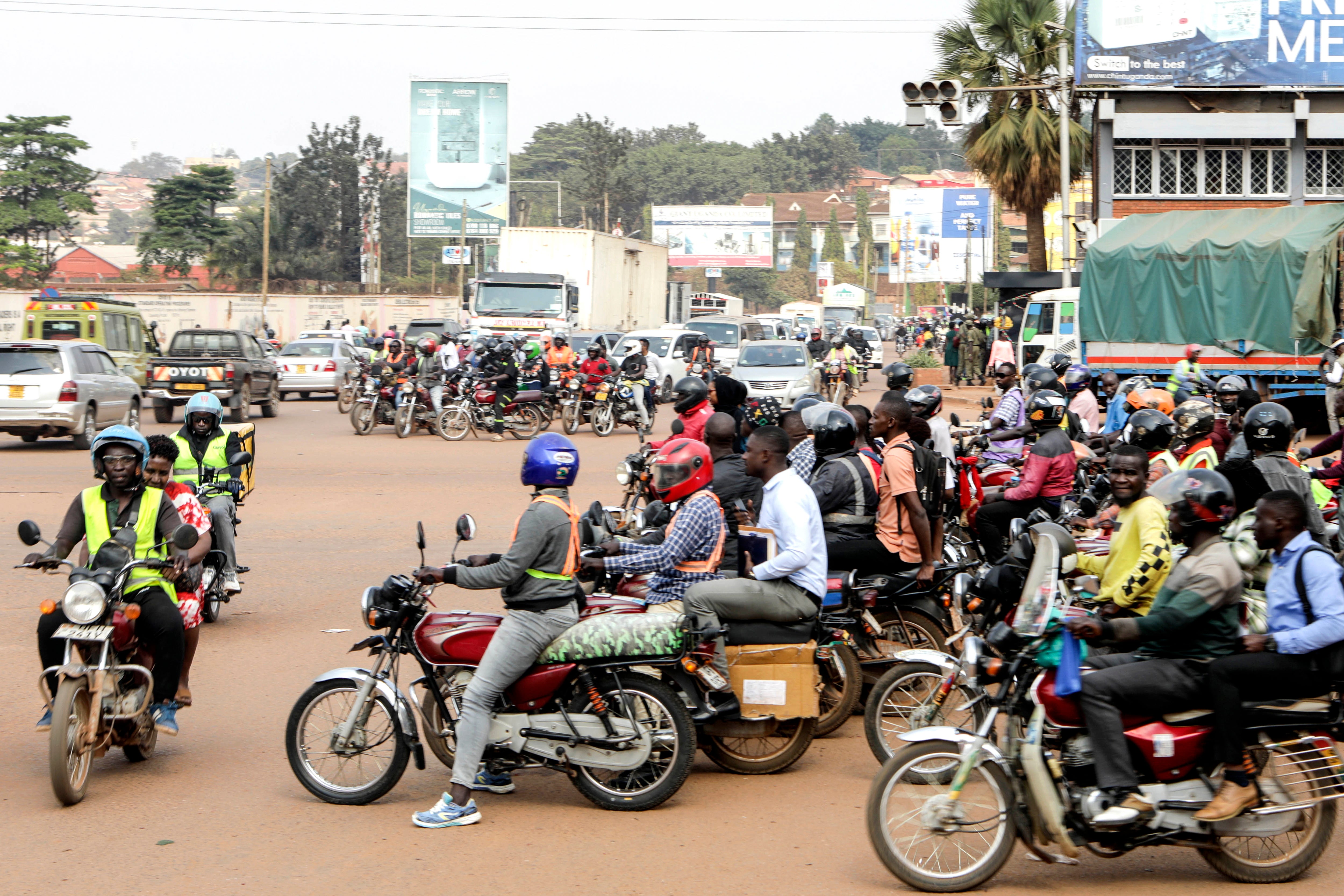 Uganda Motorcycle Taxis