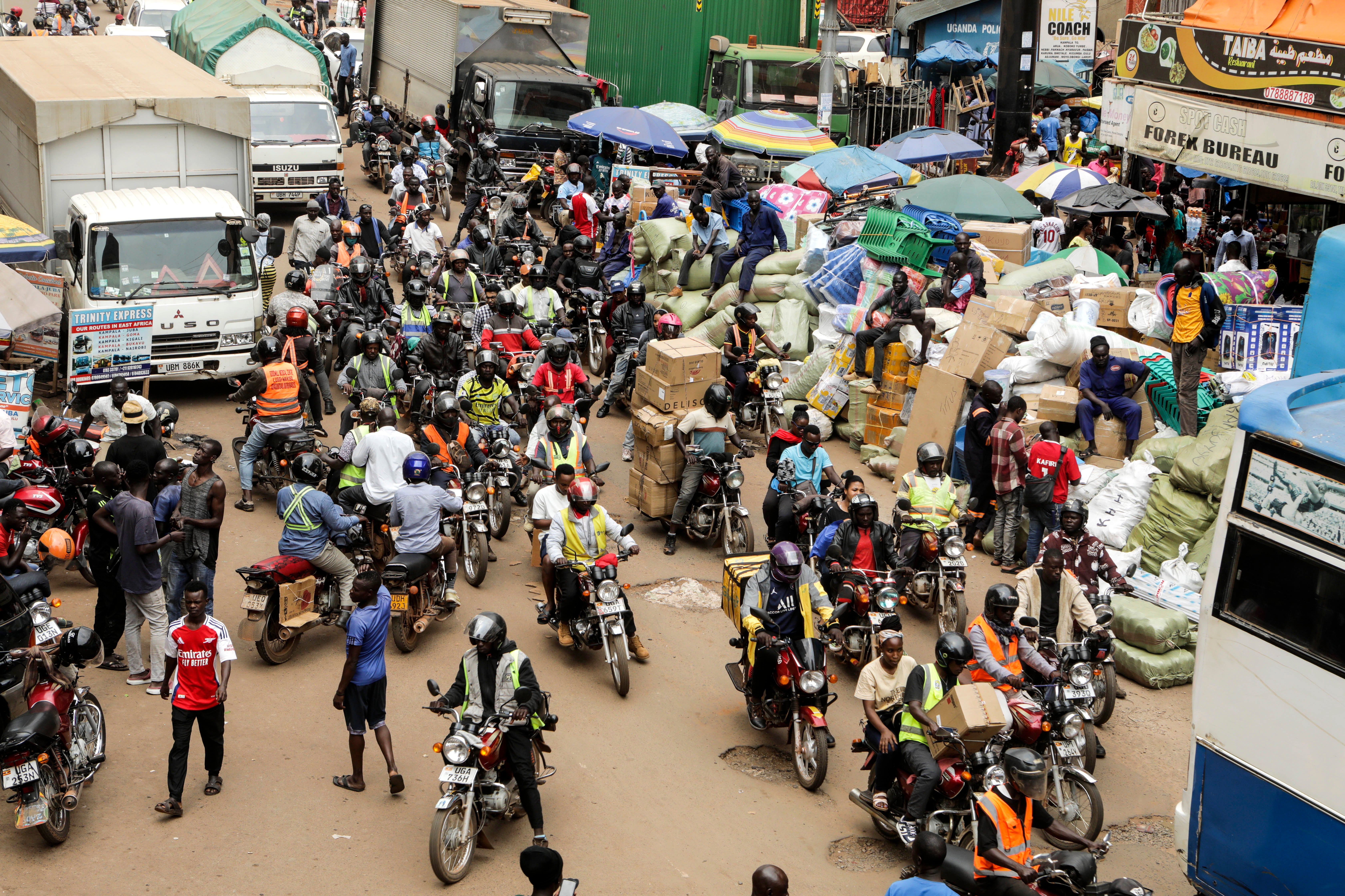 Uganda Motorcycle Taxis