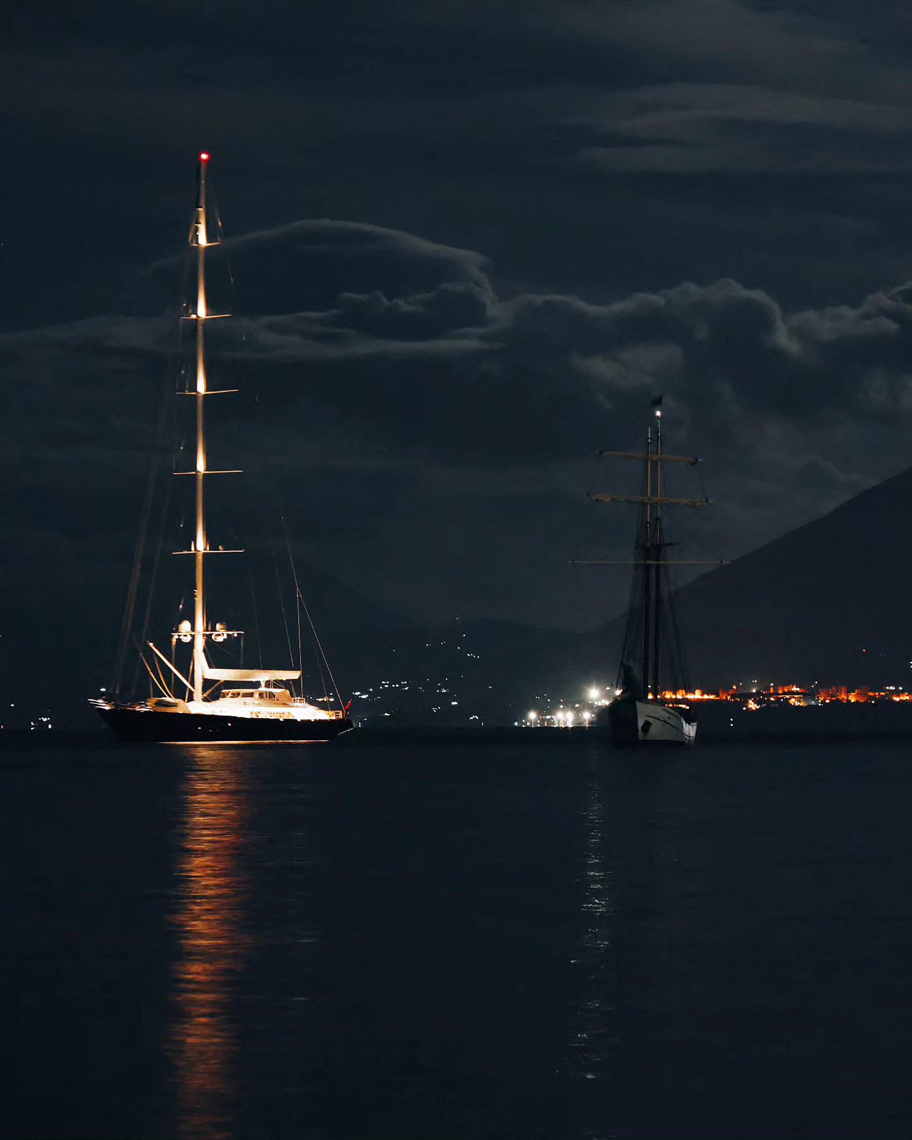 One of the last pictures taken of luxury superyacht ‘Bayesian’