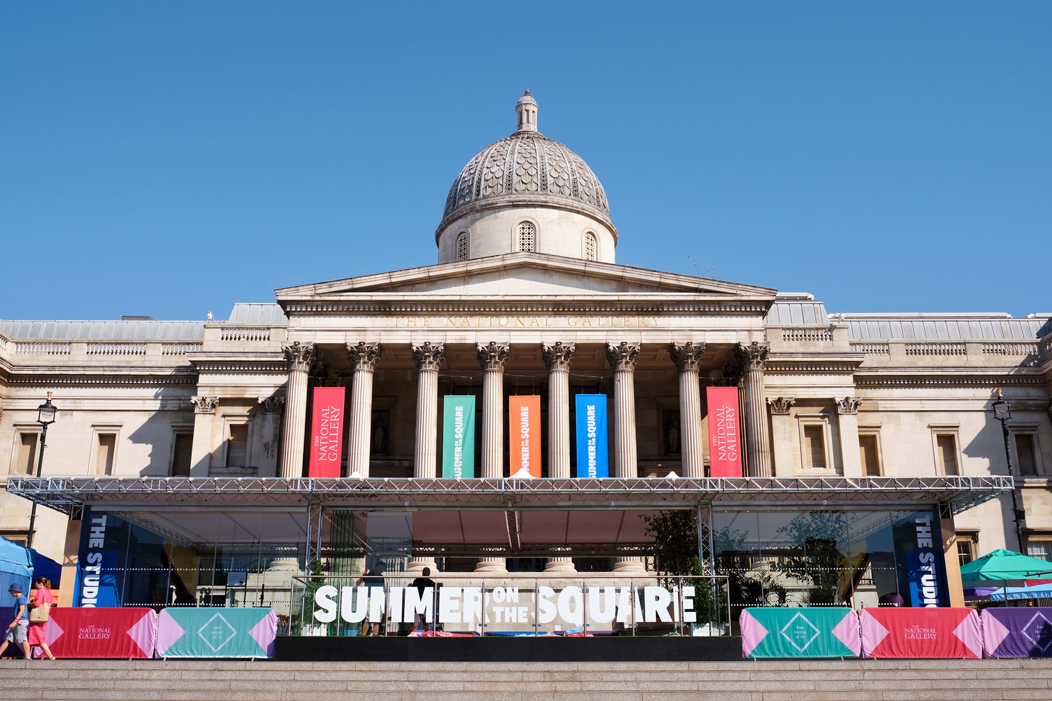 Try your hand at art in Trafalgar Square