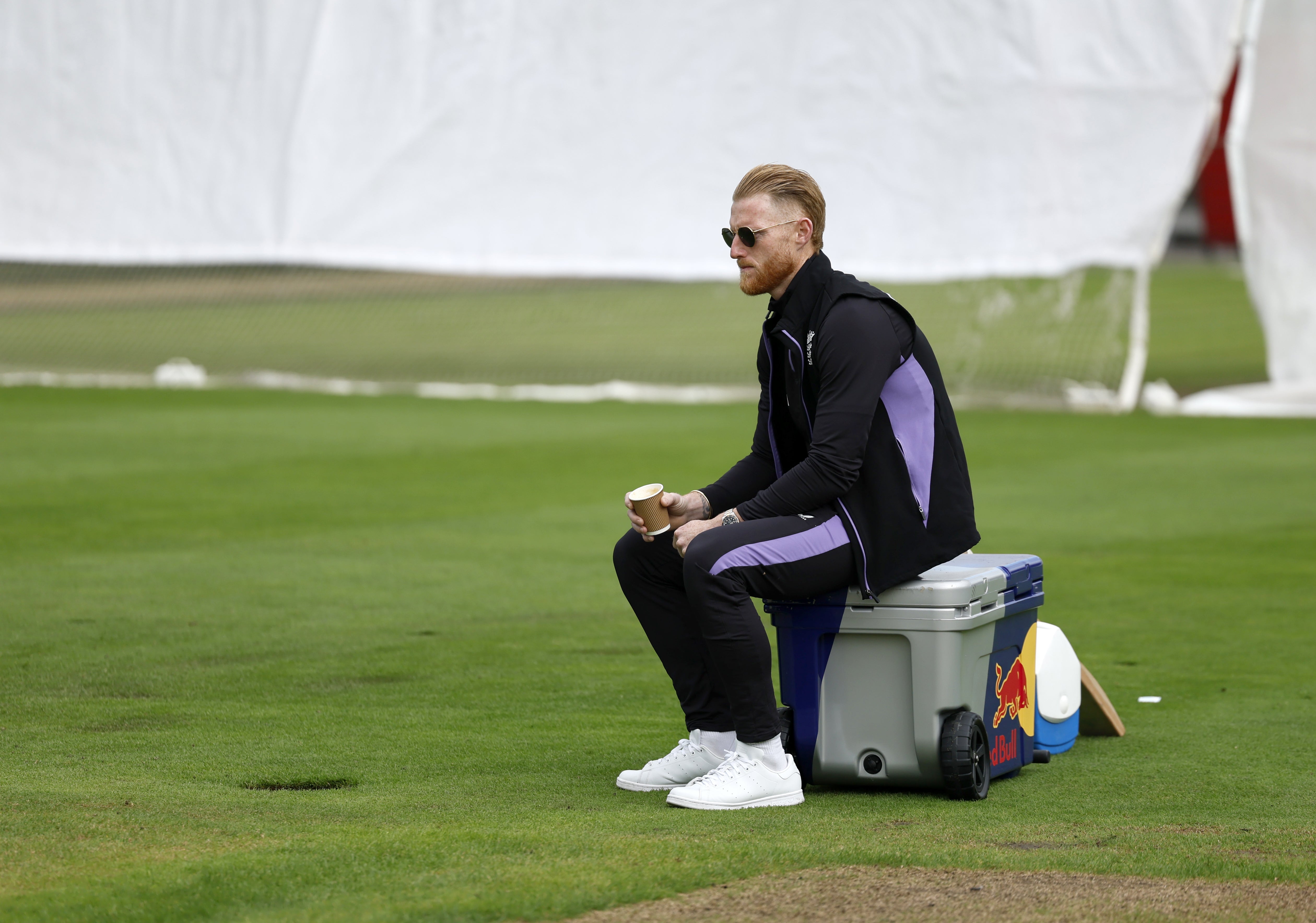 Ben Stokes is staying with the squad despite his injury