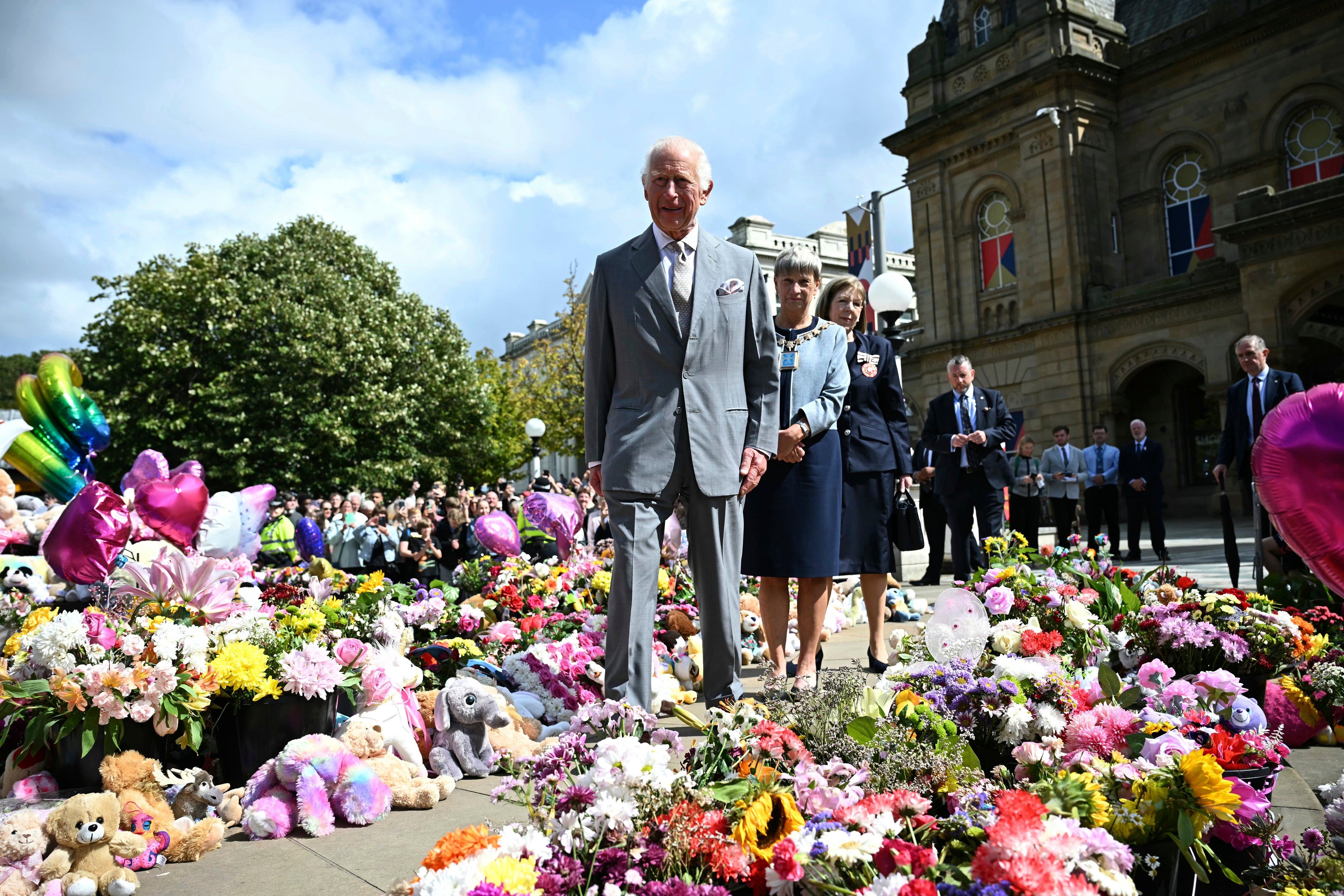 The King travelled to Southport on Tuesday to spent 45 minutes with some of the children who survived the attack and their families