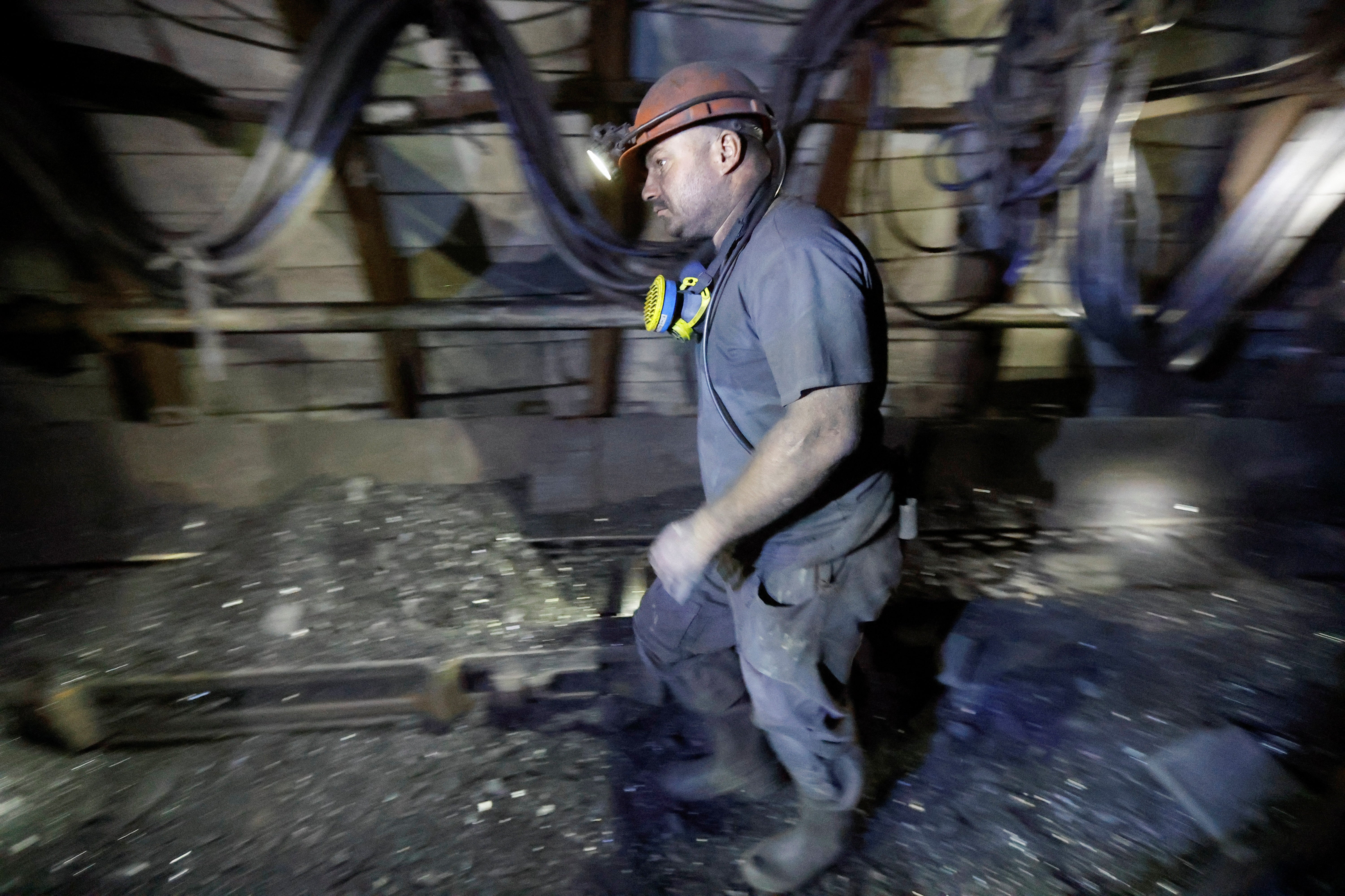 Donbas is known for its coal-mining industry