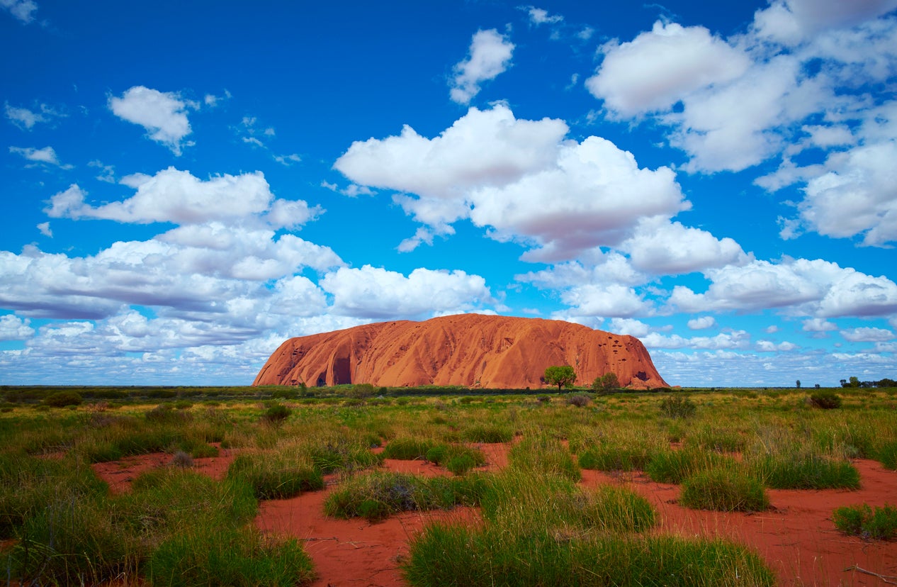 The sandstone monolith was official renamed Uluru/Ayers Rock in 2002