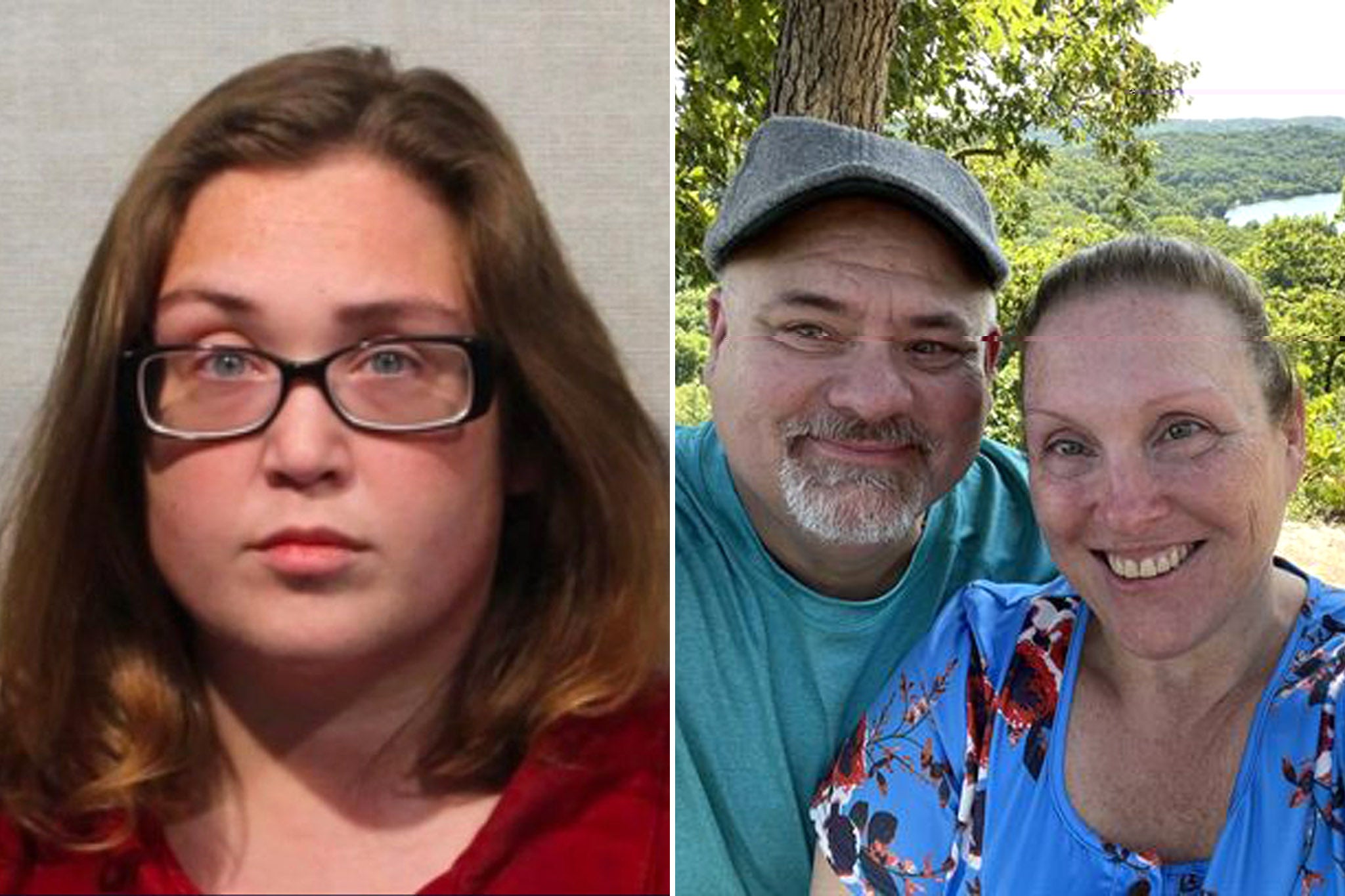 Ashley Jones (left) stands accused of a litany of crimes after allegedly teaming up with her mother, Marsha Allen, (right) to poison the pair’s stepfather/husband, Harold Allen