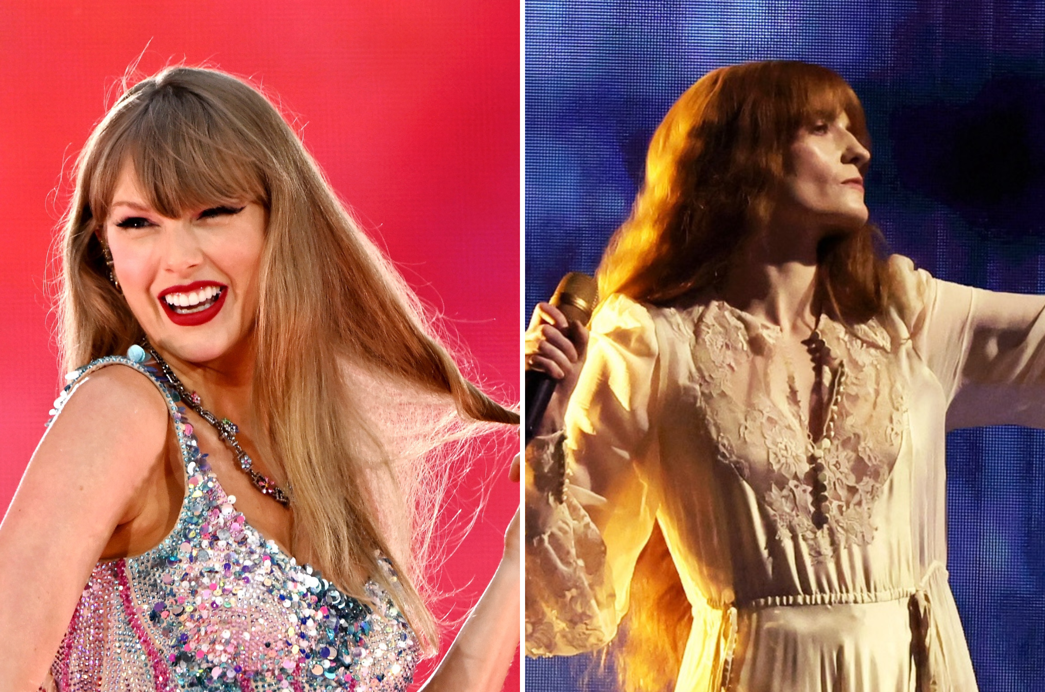 Taylor Swift and Florence Welch performed their collaborative song ‘Florida’ live for the first time on Tuesday