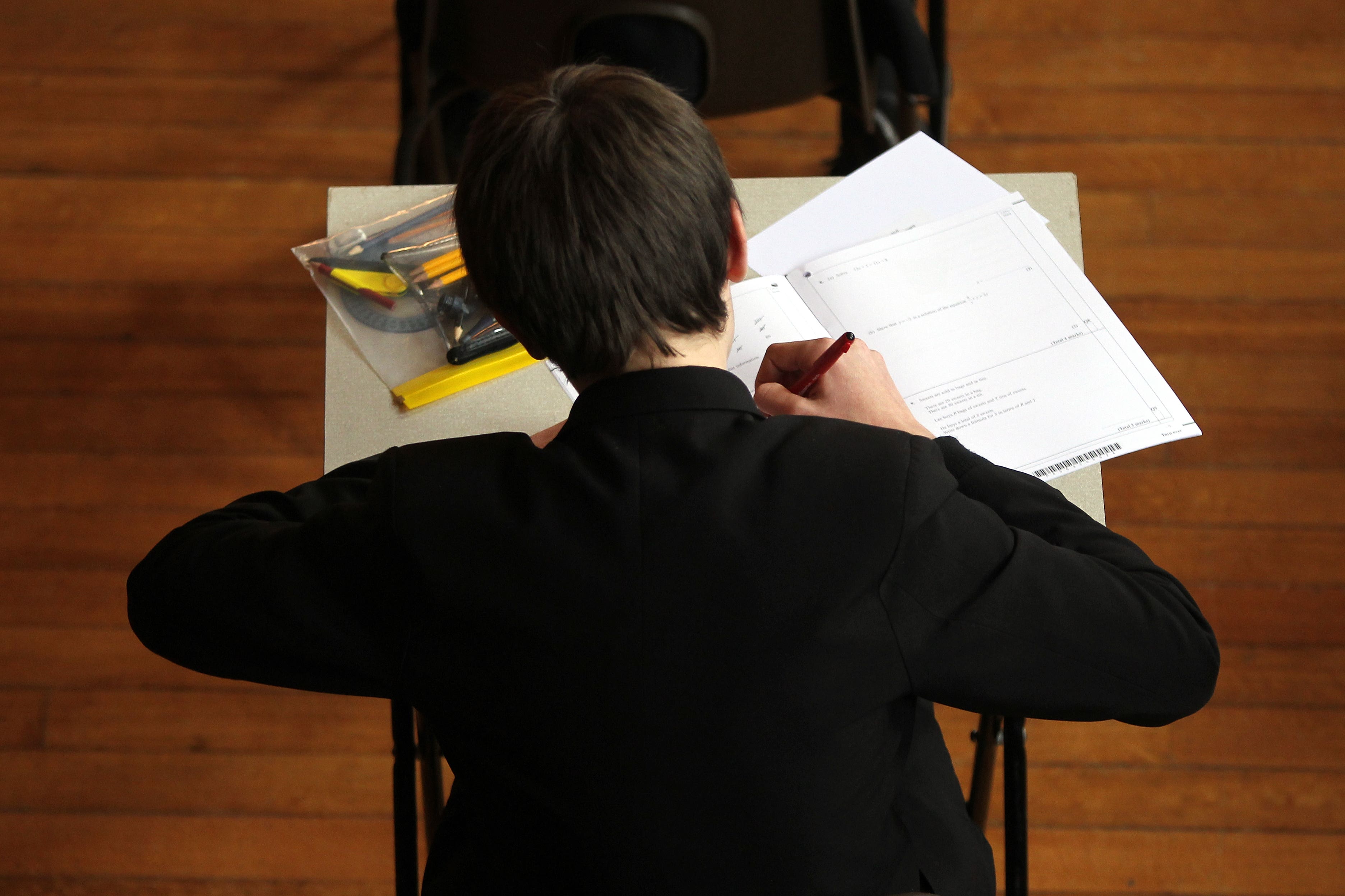 Pupils in England, Wales and Northern Ireland are due to receive their GCSE results on Thursday (PA)