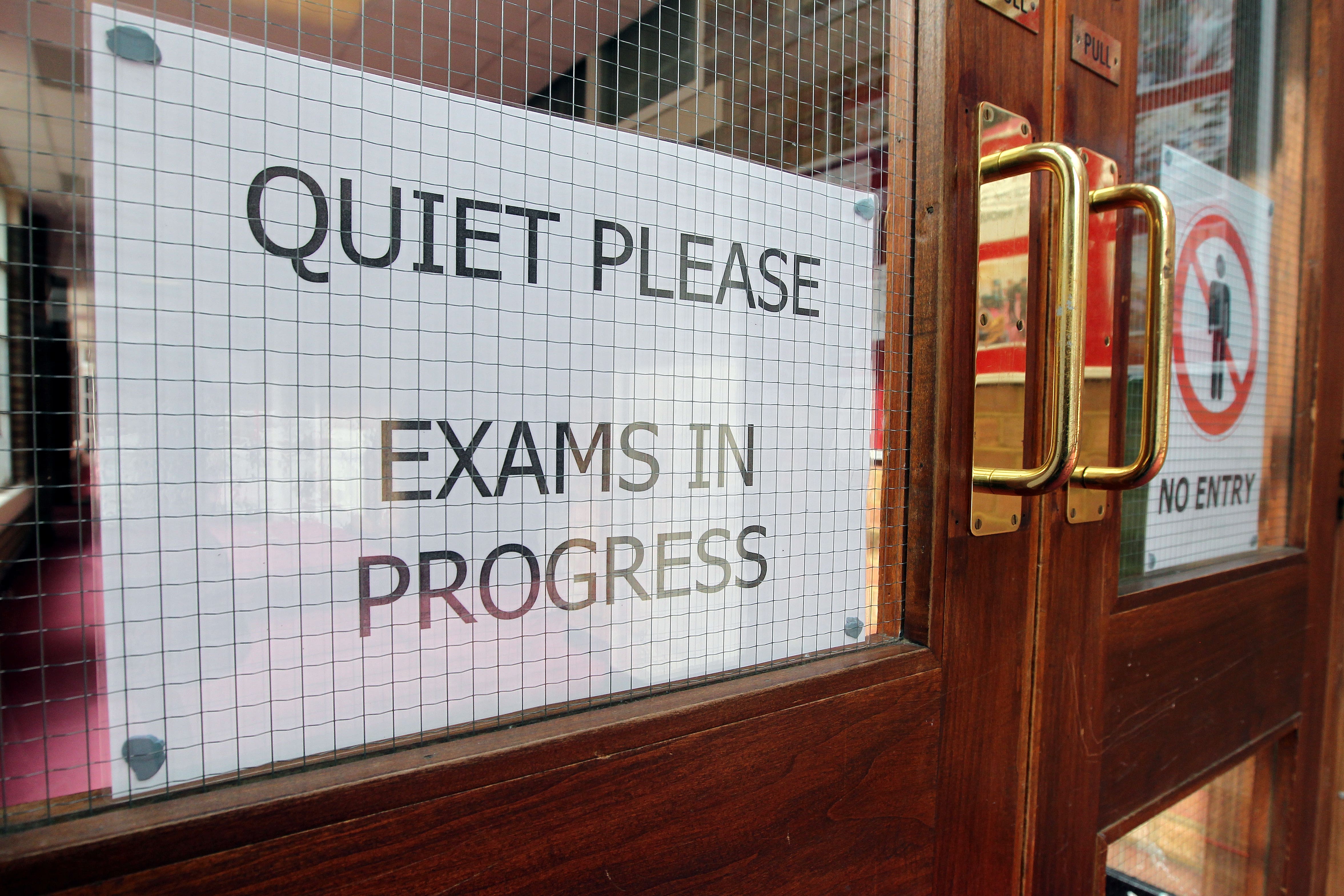 Pupils find out their GCSE results on August 22 (PA)