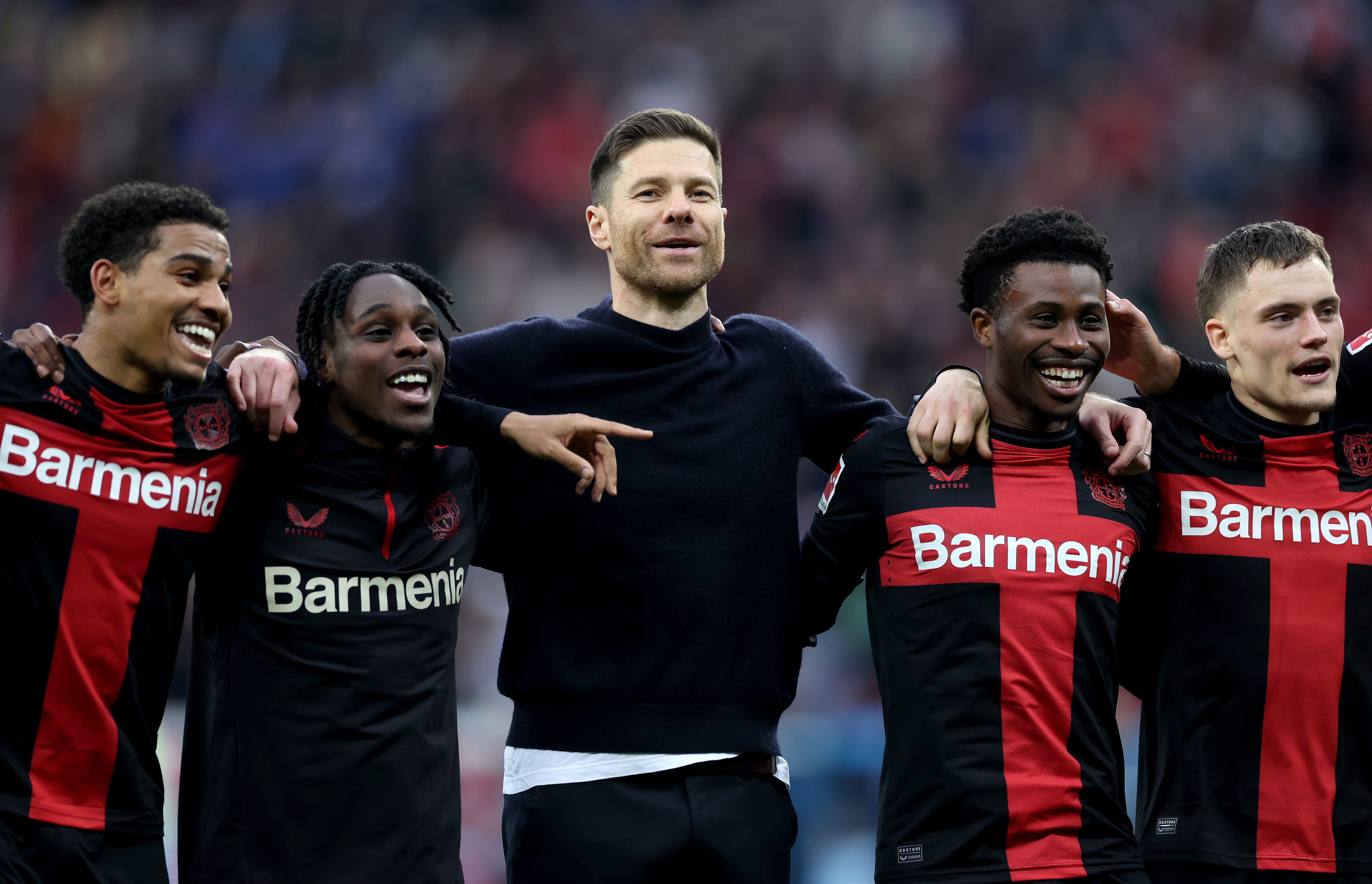 Manager Xabi Alonso decided to remain at Leverkusen to try and defend their Bundesliga title