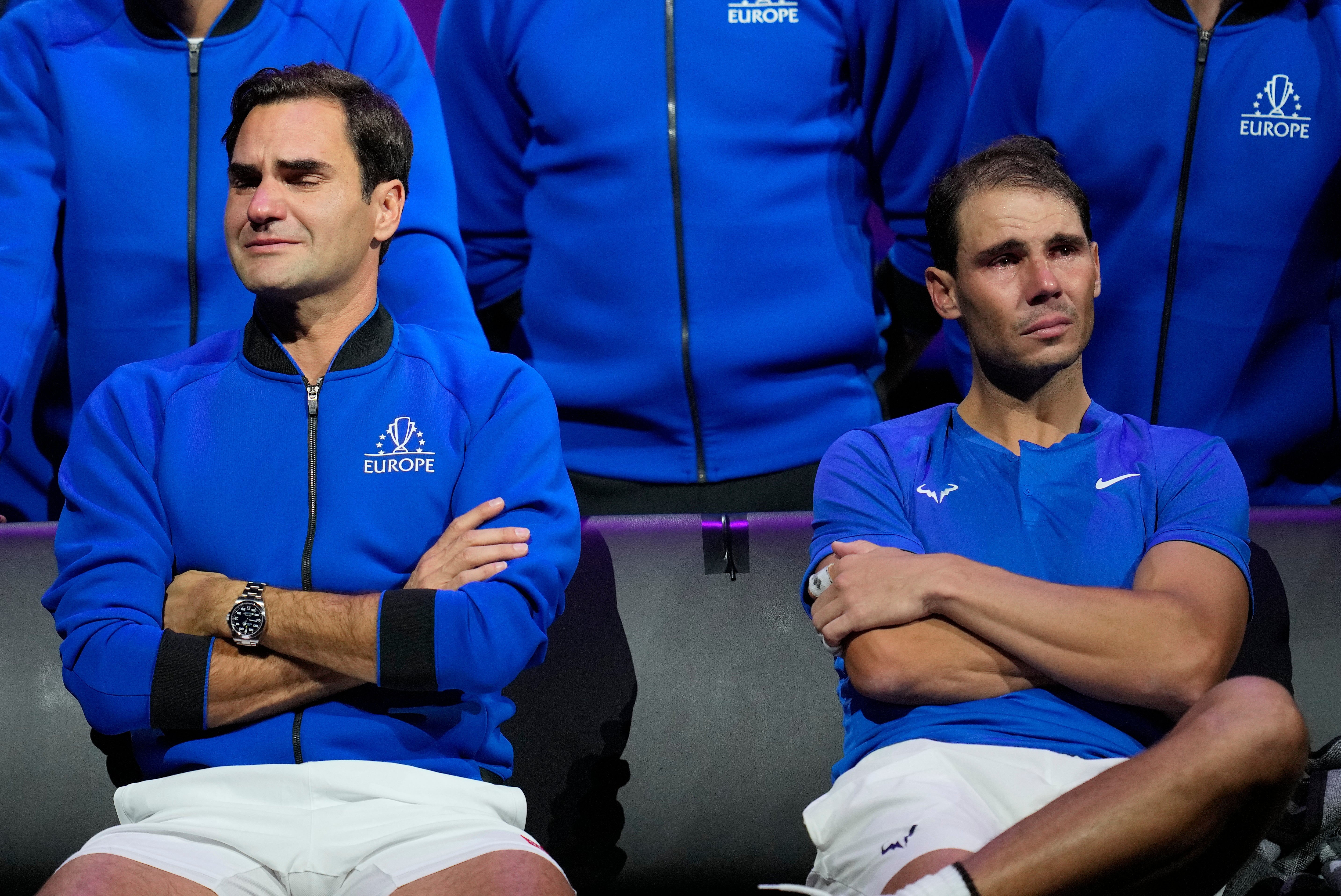 Federer and Nadal were both emotional after the Swiss’ last match in 2022