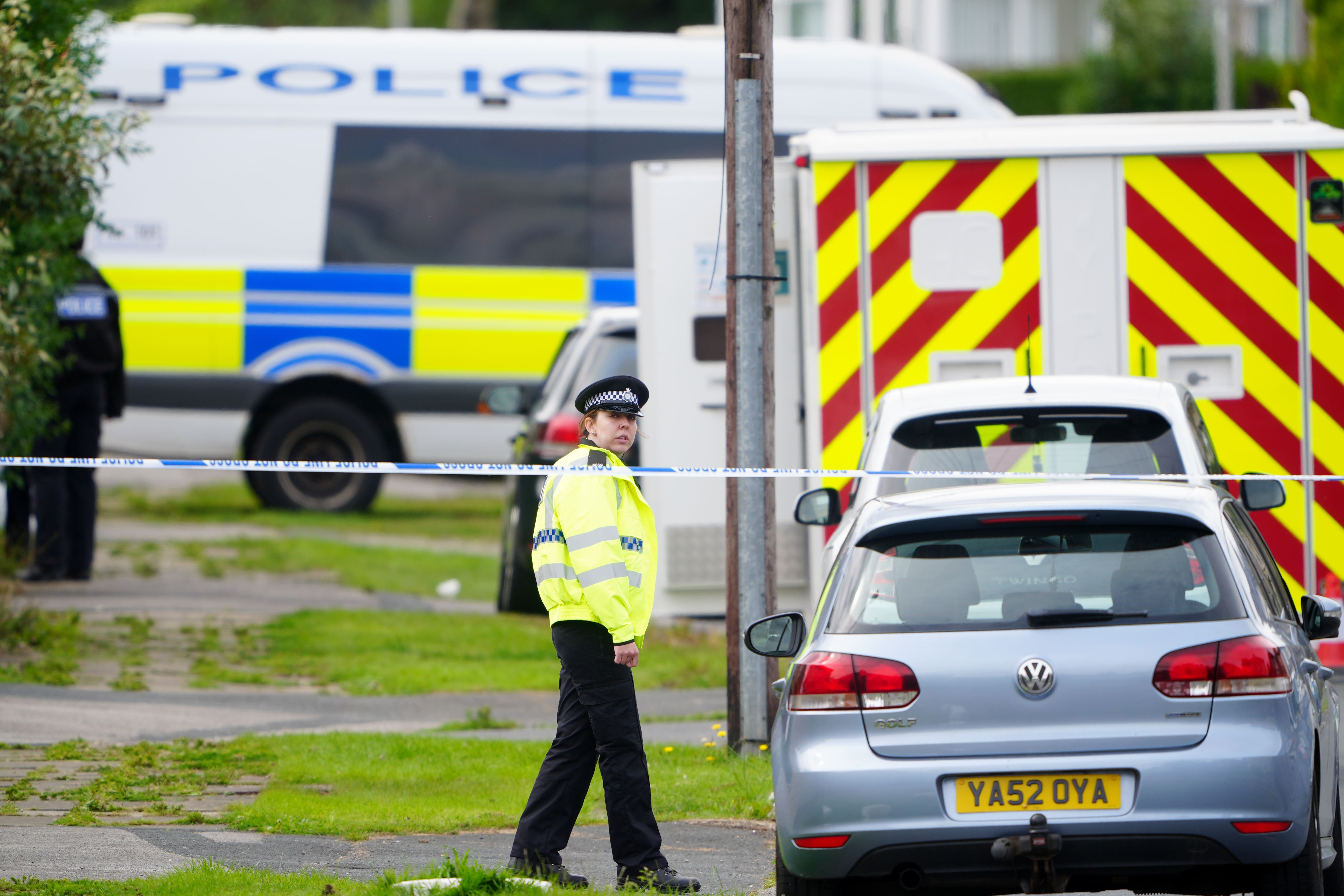 Four people who died in a house fire have been named (Peter Byrne/PA)