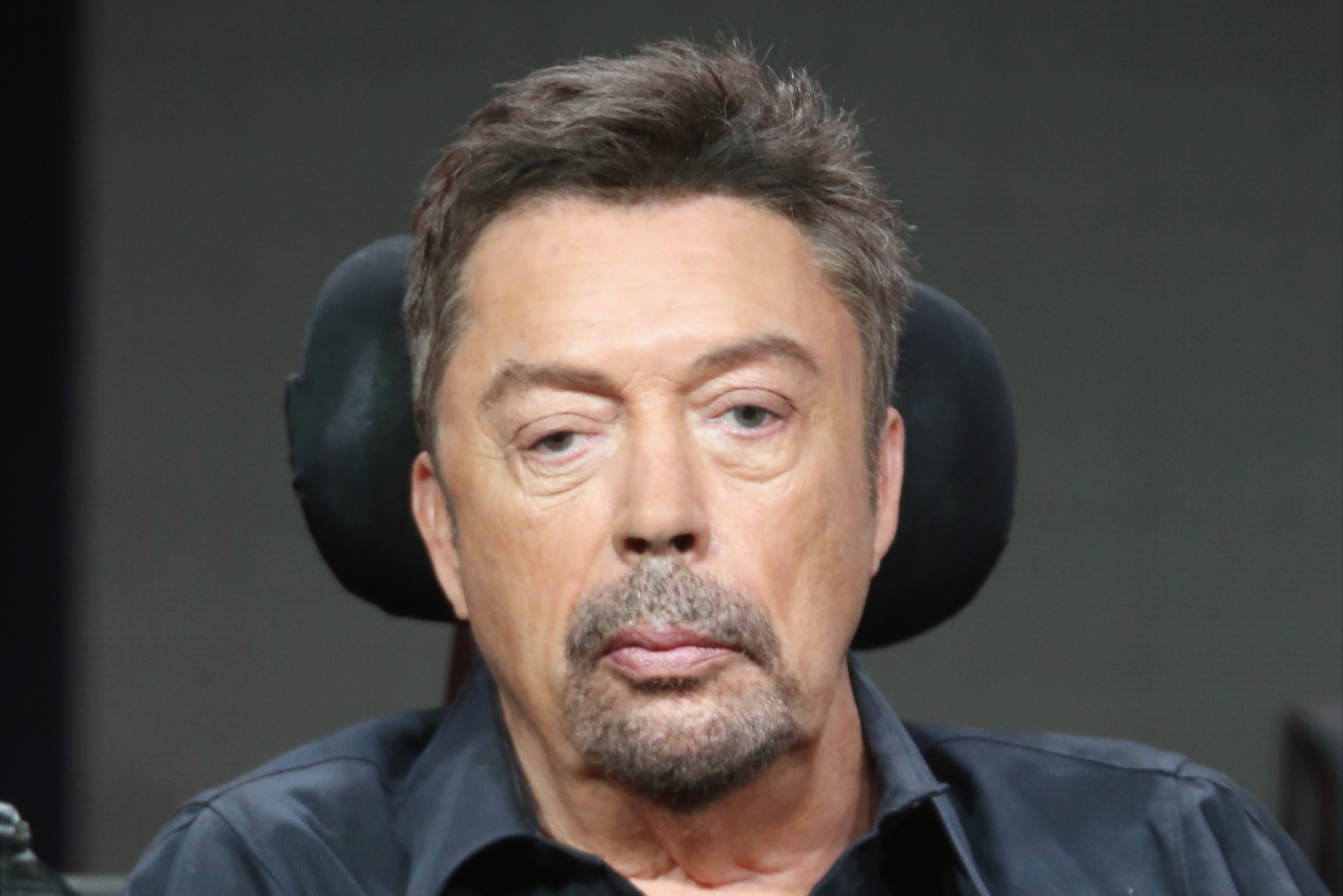 Tim Curry onstage at a screening of ‘The Rocky Horror Picture Show’ in Beverly Hills in 2016