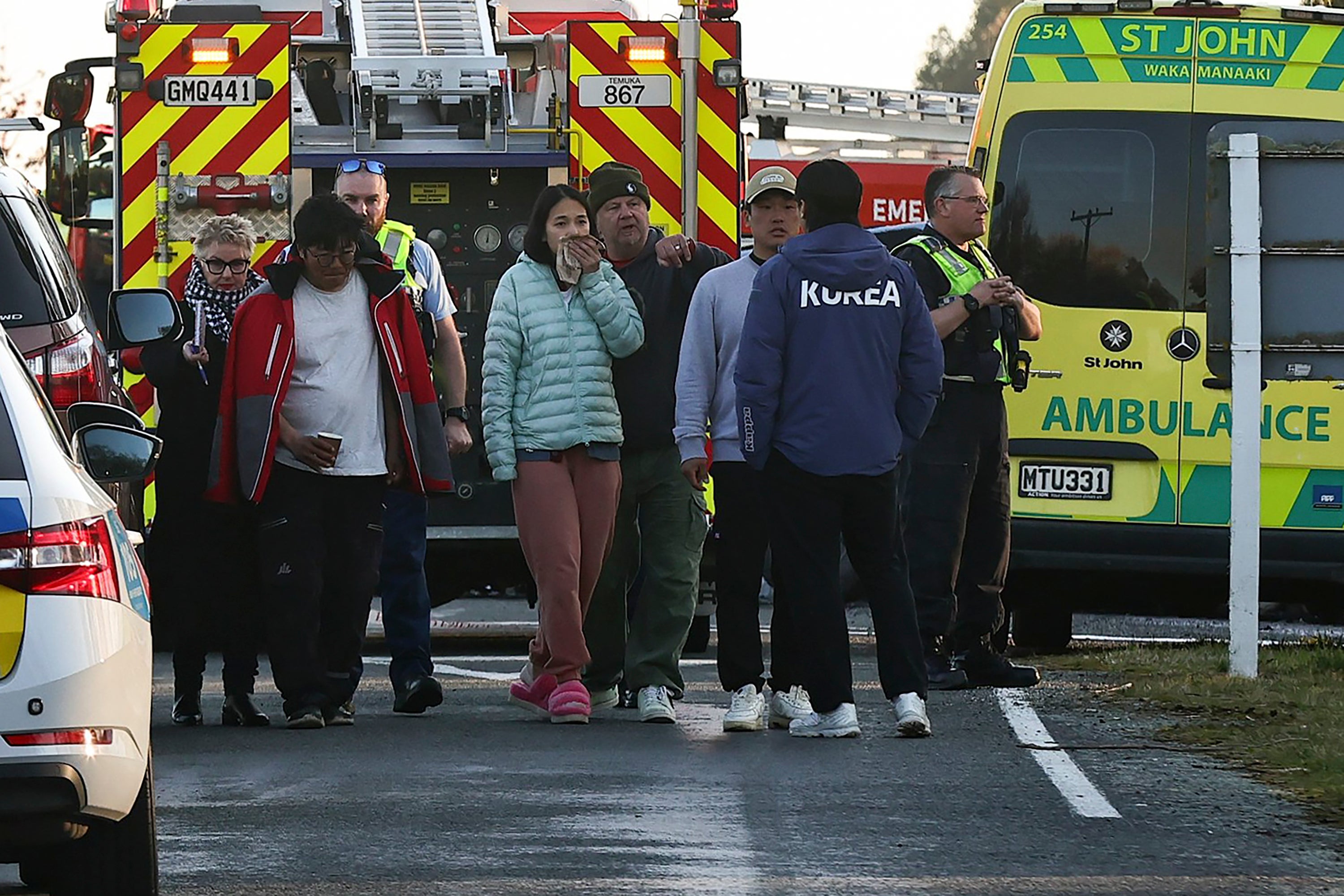 New Zealand South Korea Crash