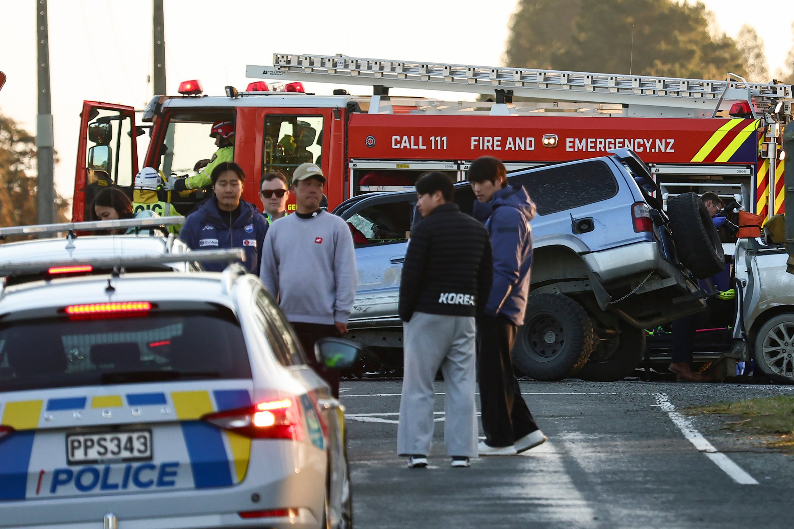 New Zealand South Korea Crash