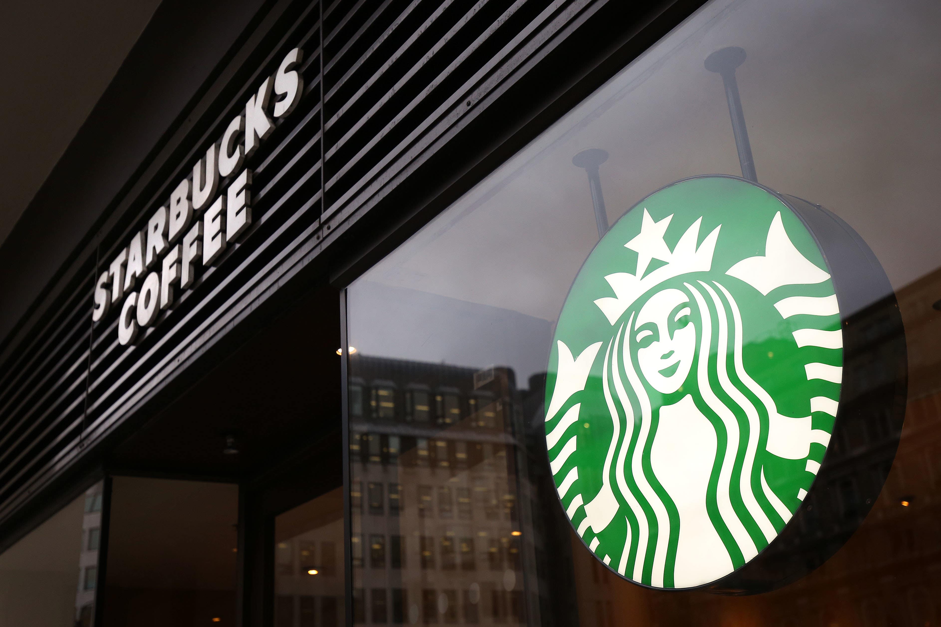 A Starbucks coffee shop in London