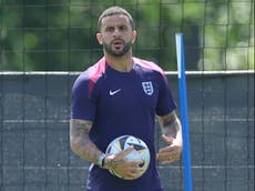 Kyle Walker says he doesn’t let his children win at football in the garden