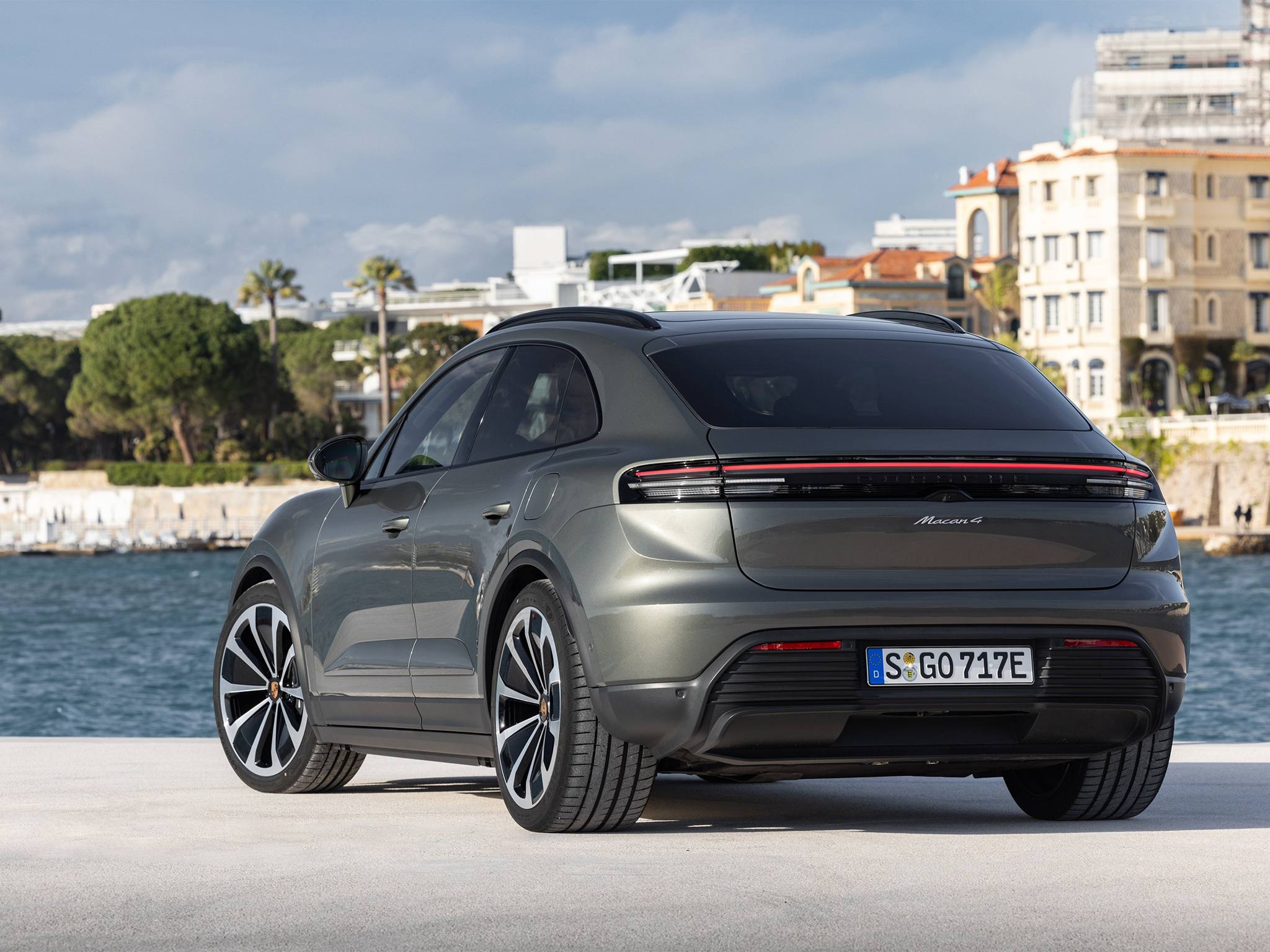 The electric Porsche Macan comes in four flavours topped by the £95,000 Macan Turbo