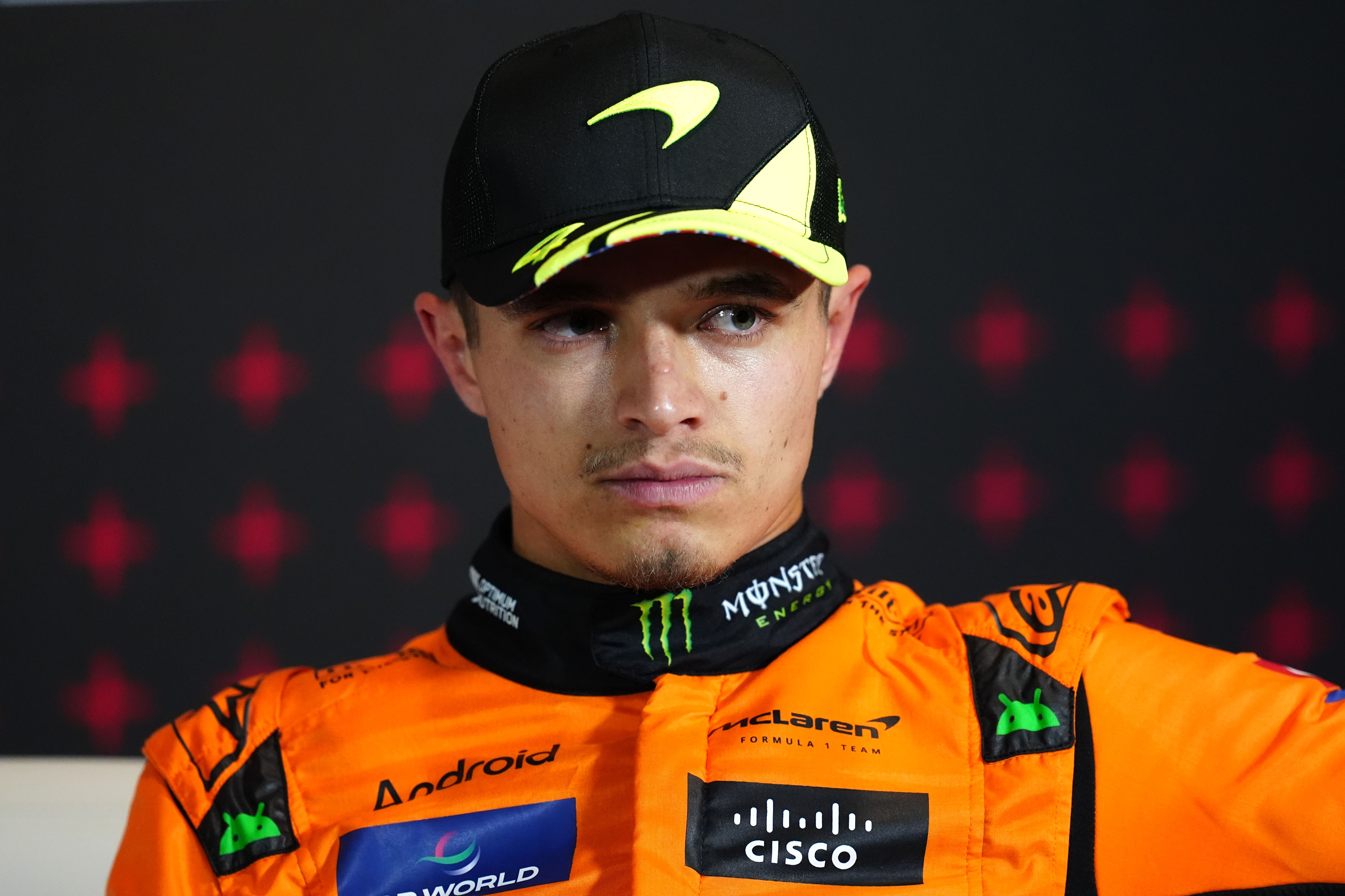 McLaren driver Lando Norris trails Max Verstappen by 78 points (David Davies/PA)