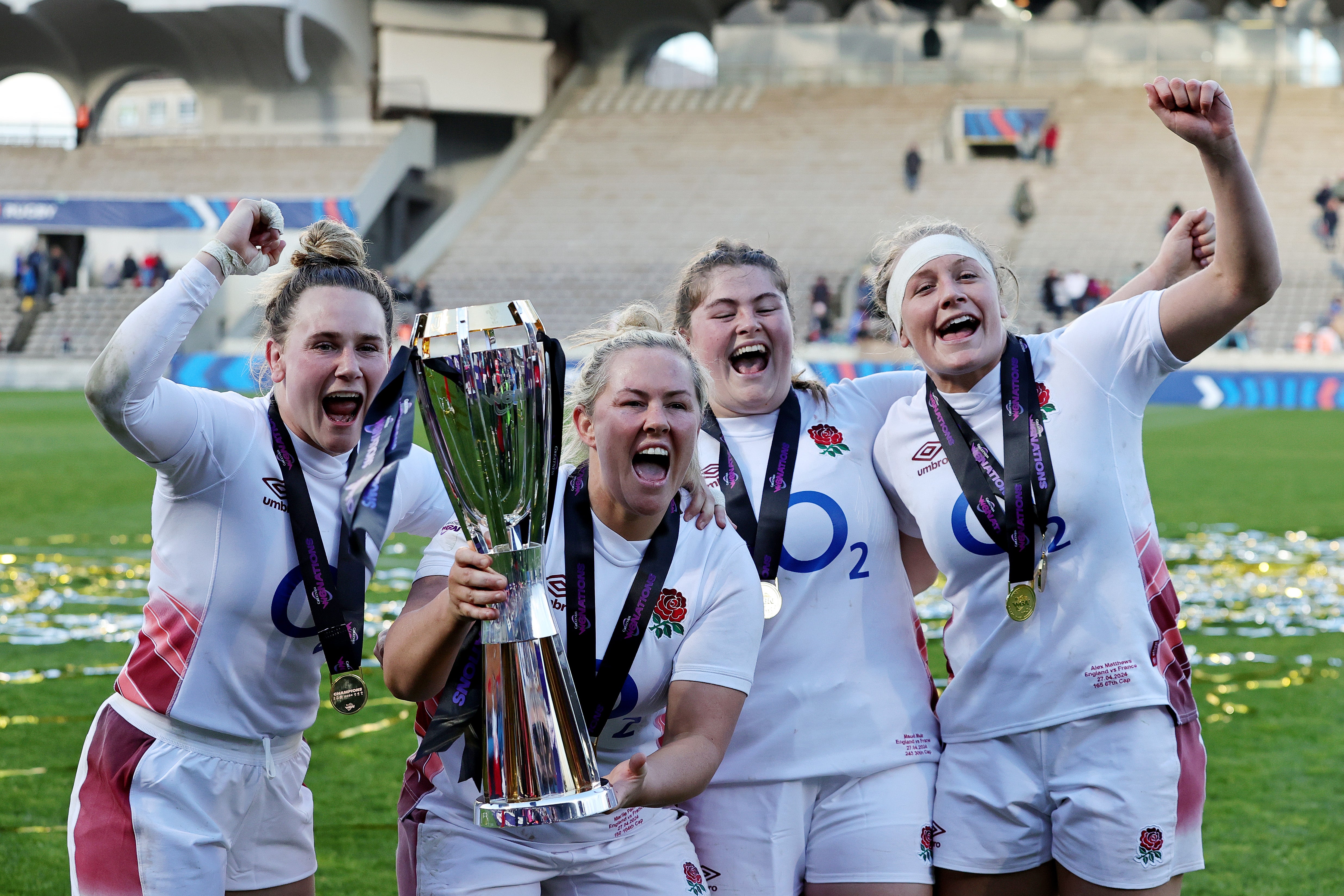 England women’s rugby team won the Six Nations earlier this year and will look to lift the World Cup next summer.