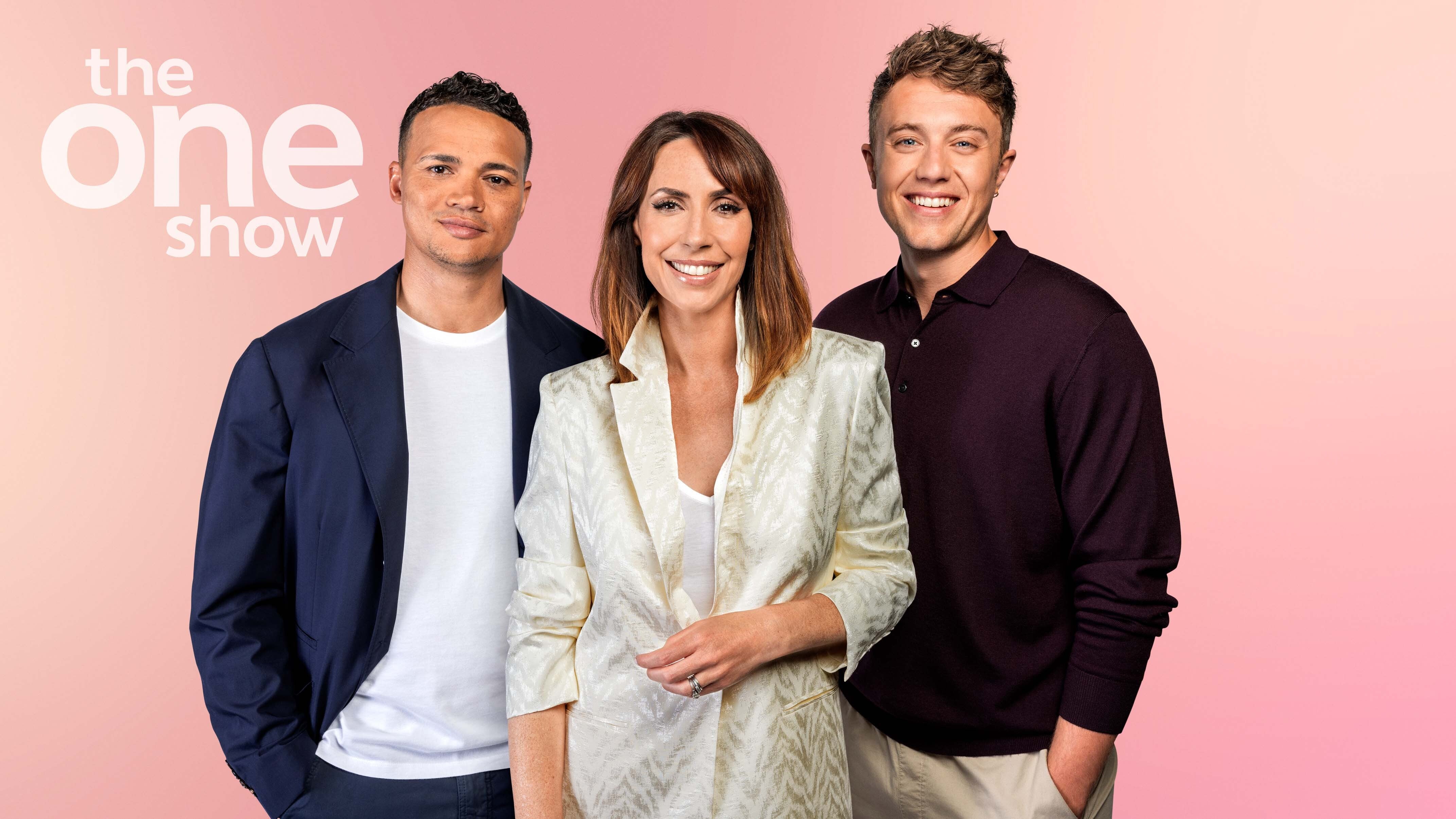 Jermaine Jenas, Alex Jones and Roman Kemp promote BBC’s The One Show