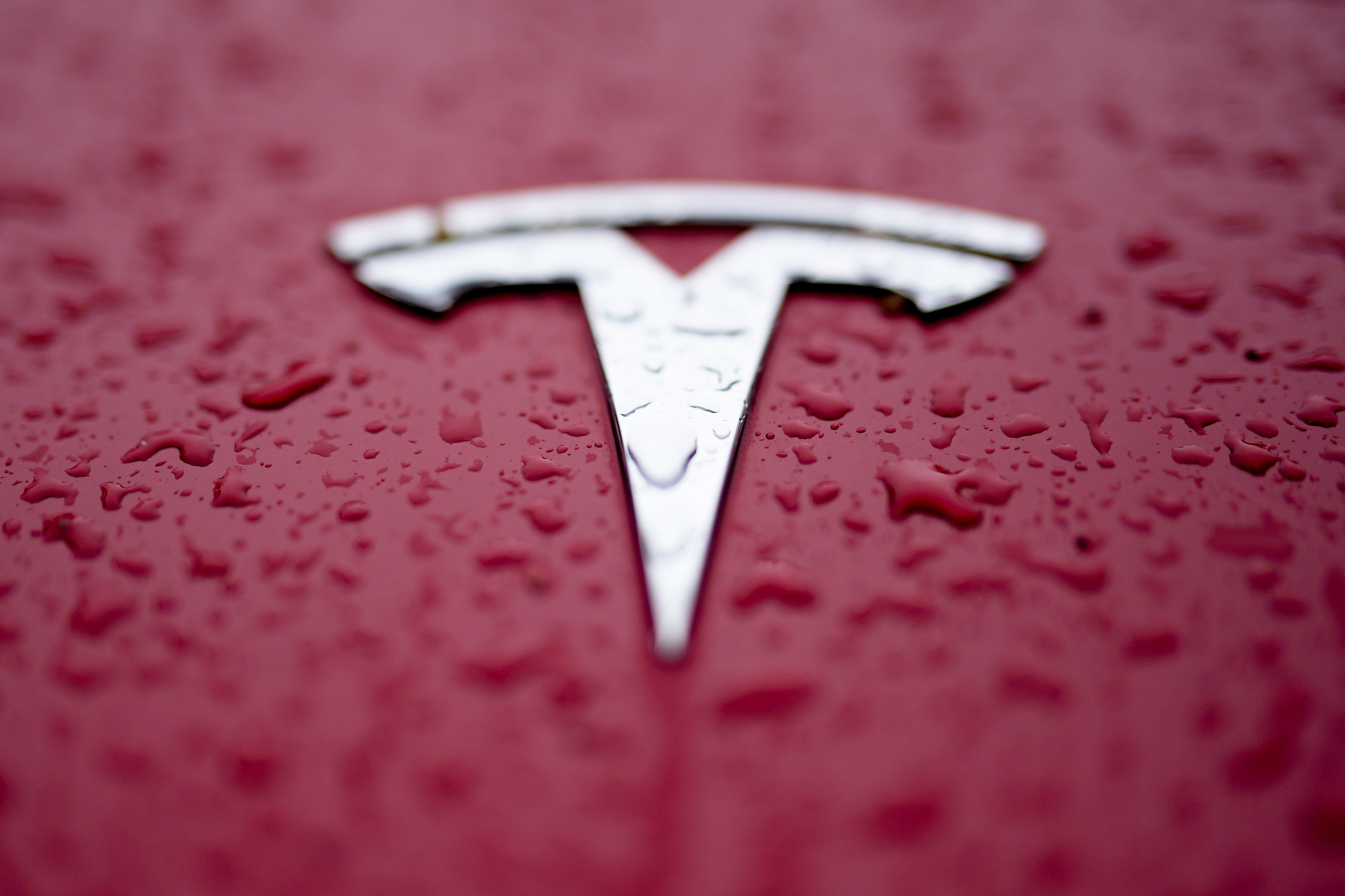 A Tesla logo