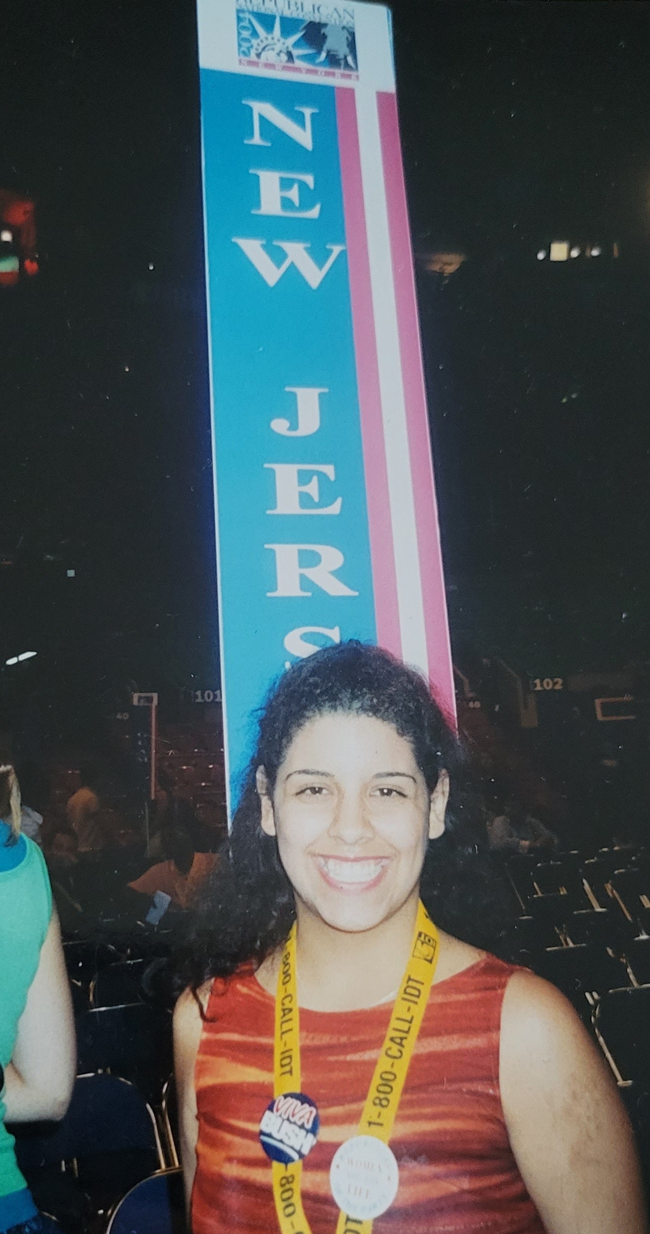 Carmen Cusido, age 21, volunteering at the RNC