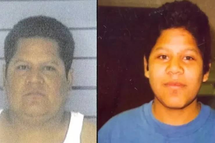 California investigators say that Gerardo Aguilar (Left) was responsible for the death of 14-year-old Raymond Ojeda (Right)in 1991