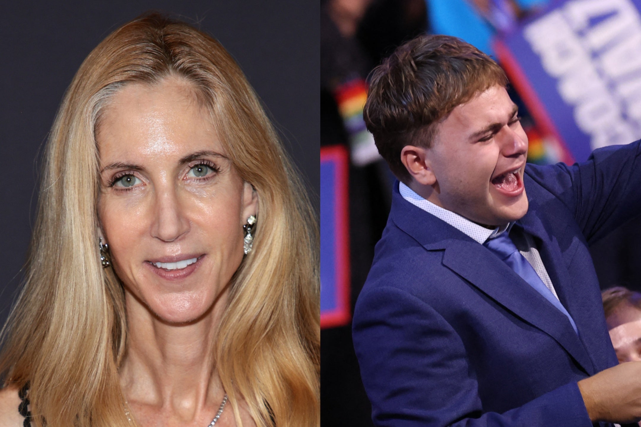 Ann Coulter deleted a post mocking Gus Walz after she was skewered on social media