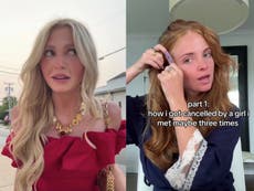 The TikTok dating drama between Halley Kate and Sophia La Corte explained