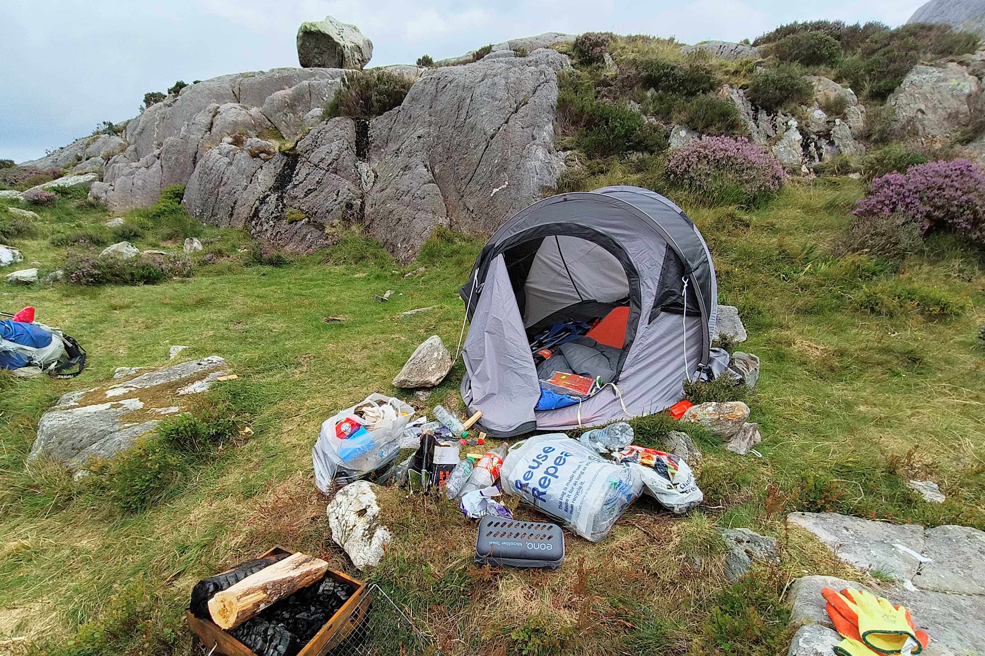 Concerns were particularly growing over the rise in illegal fly camping (Rhys Wheldon-Roberts/National Trust/PA)