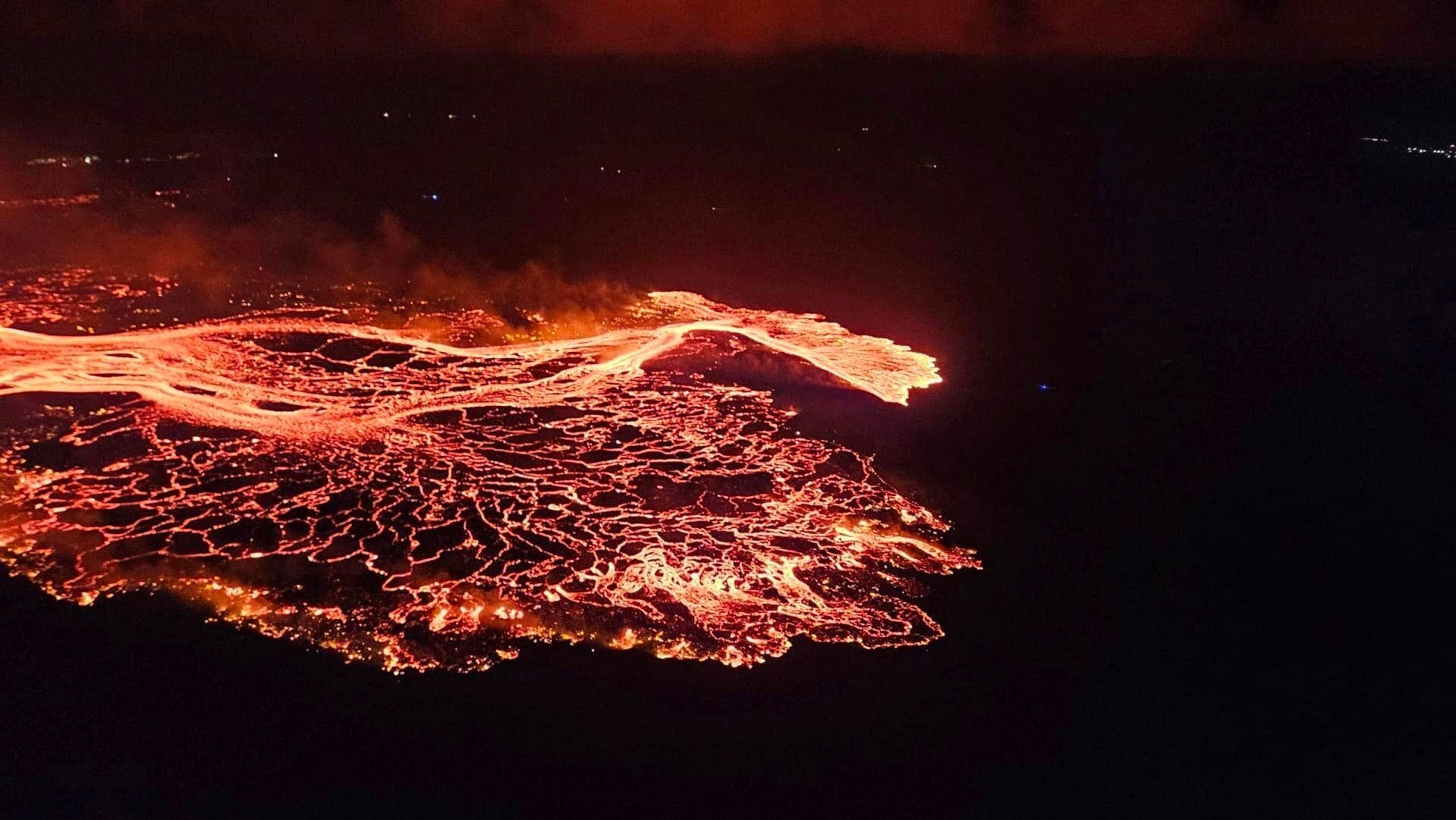 A volcano in southwestern Iceland erupted Thursday, 22 August 2024, for the sixth time since December