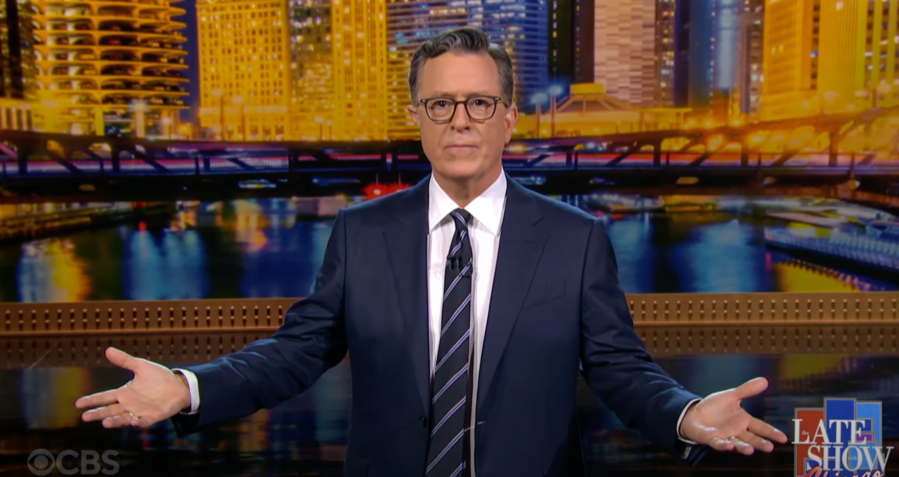 Stephen Colbert roasted Trump over an unhinged Truth Social post about Walz