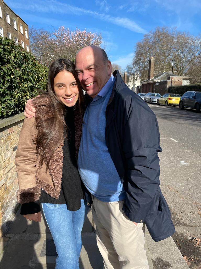 Hannah and Mike Lynch pictured together