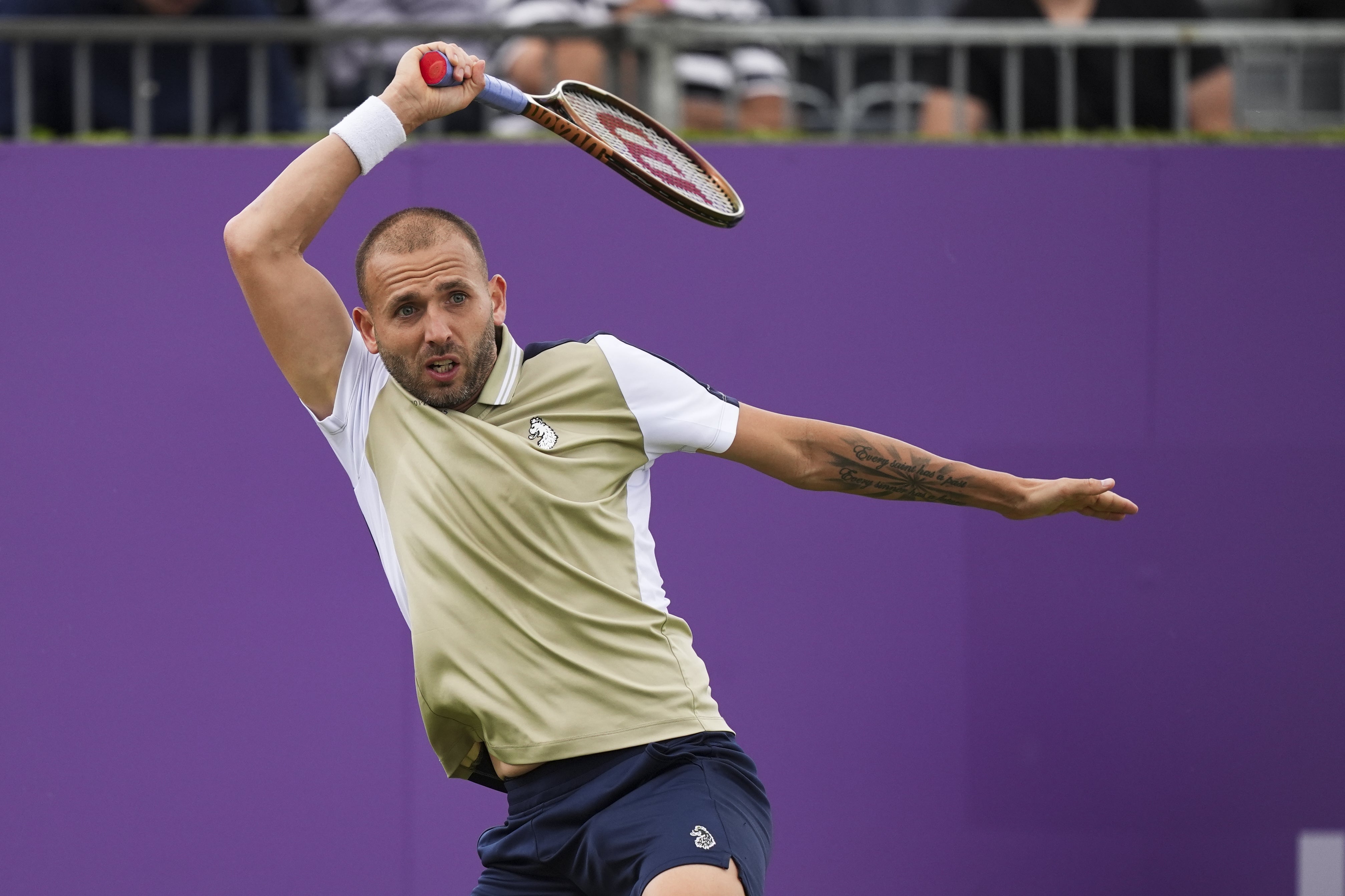 Dan Evans was banned by the ITIA for 12 months in 2017 (Jordan Pettitt/PA)