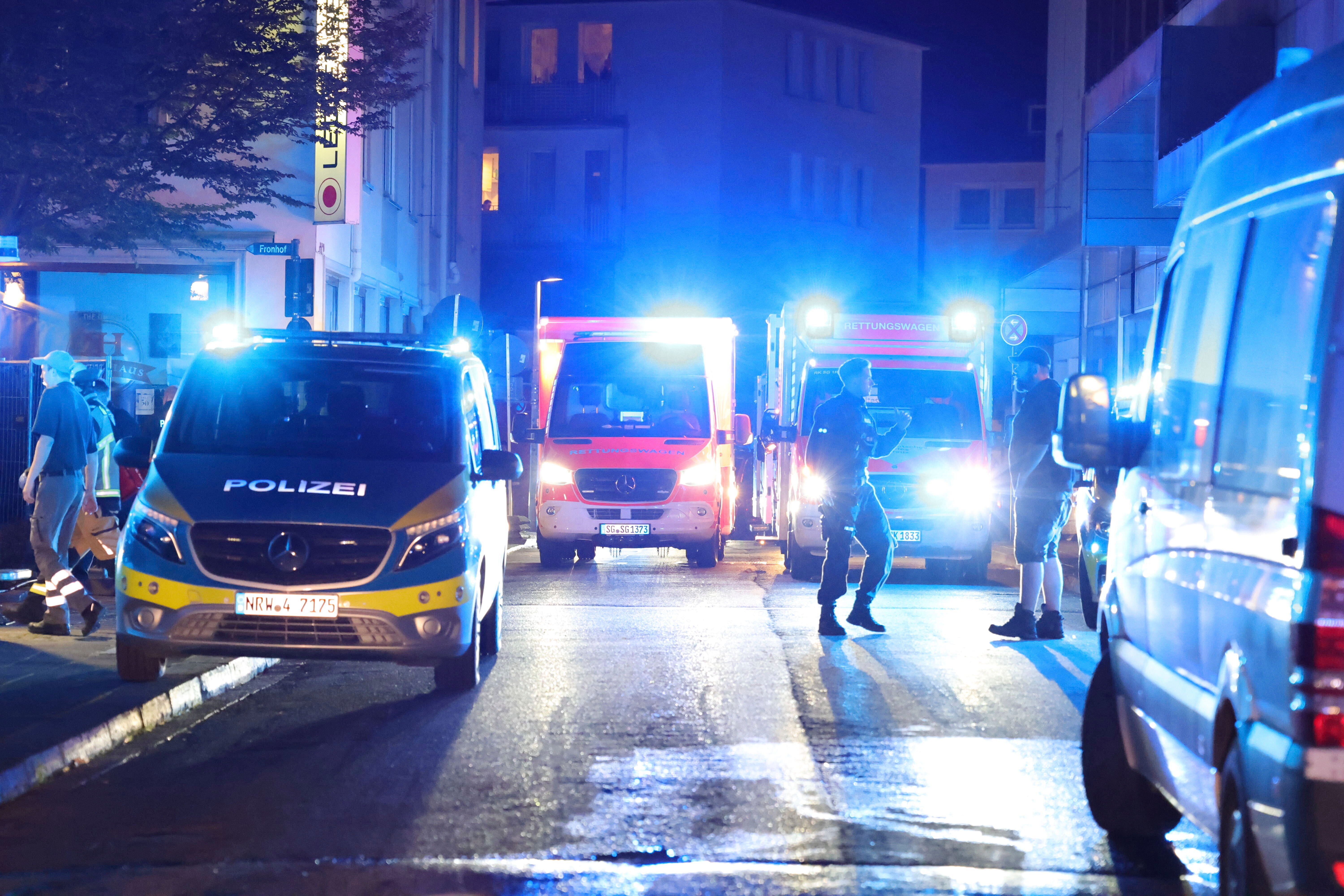 A man stabbed passers-by at random with a knife in the western German city of Solingen on Friday night, the newspaper Bild reports