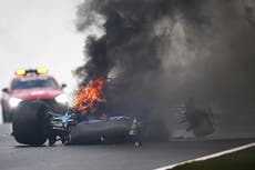 Logan Sargeant in fiery crash in Dutch Grand Prix practice