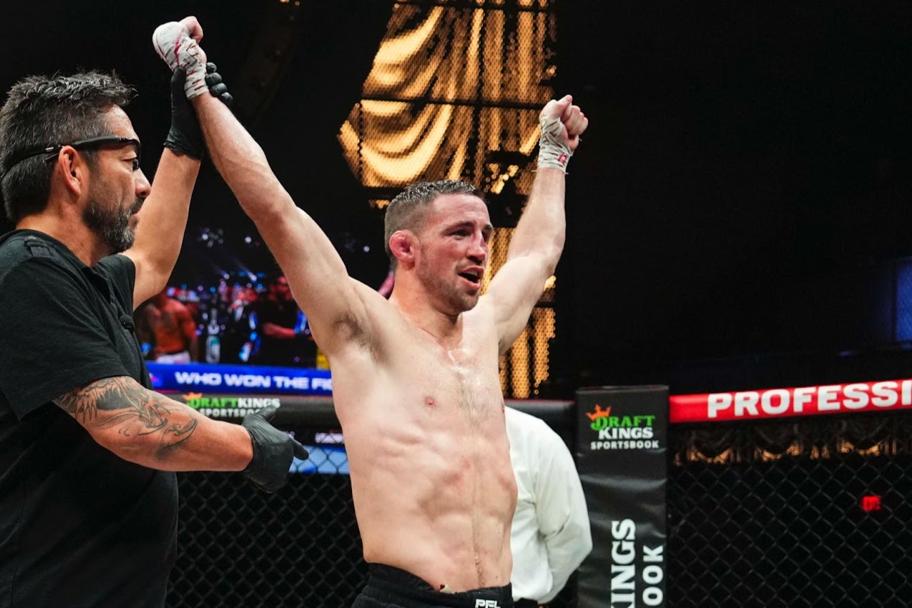 Brendan Loughnane celebrates his 2024 semi-final victory in the PFL