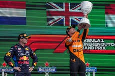 Lando Norris beats Max Verstappen at Dutch Grand Prix to ignite title hopes