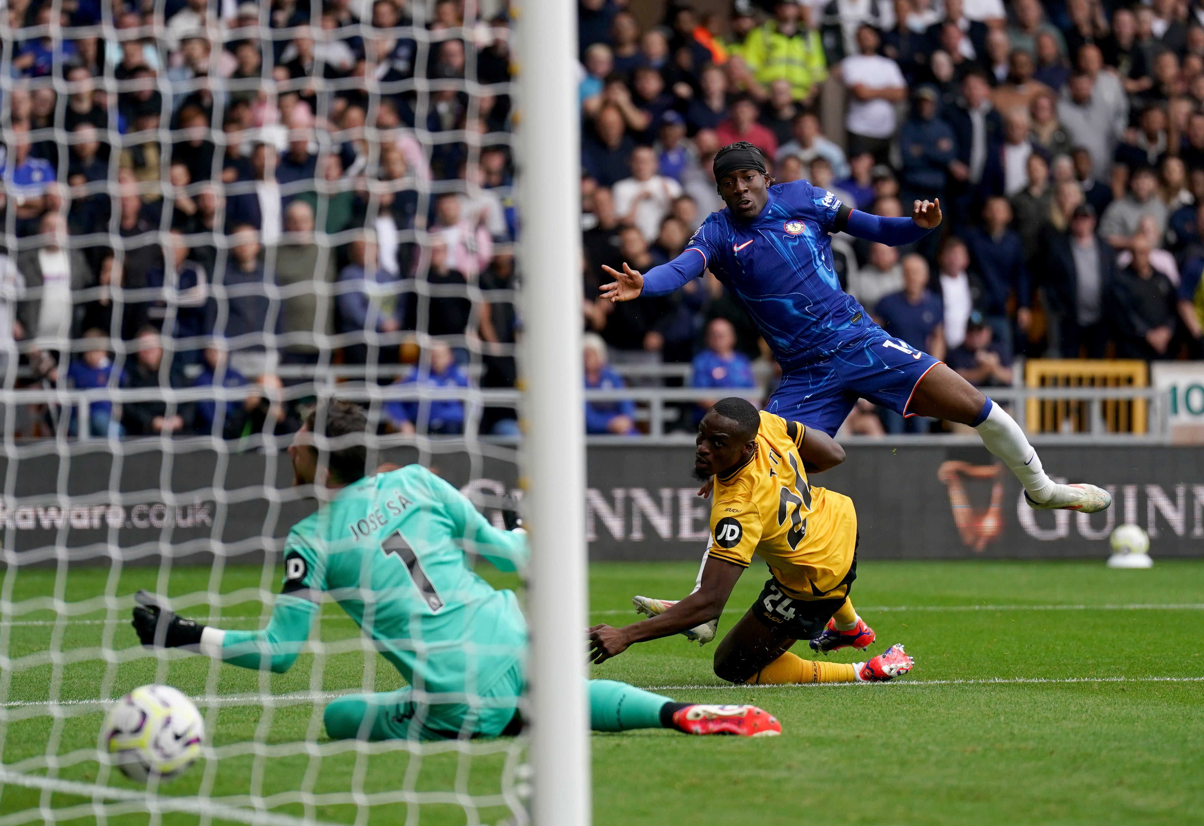 Noni Madueke scored a hat-trick (Joe Giddens/PA)